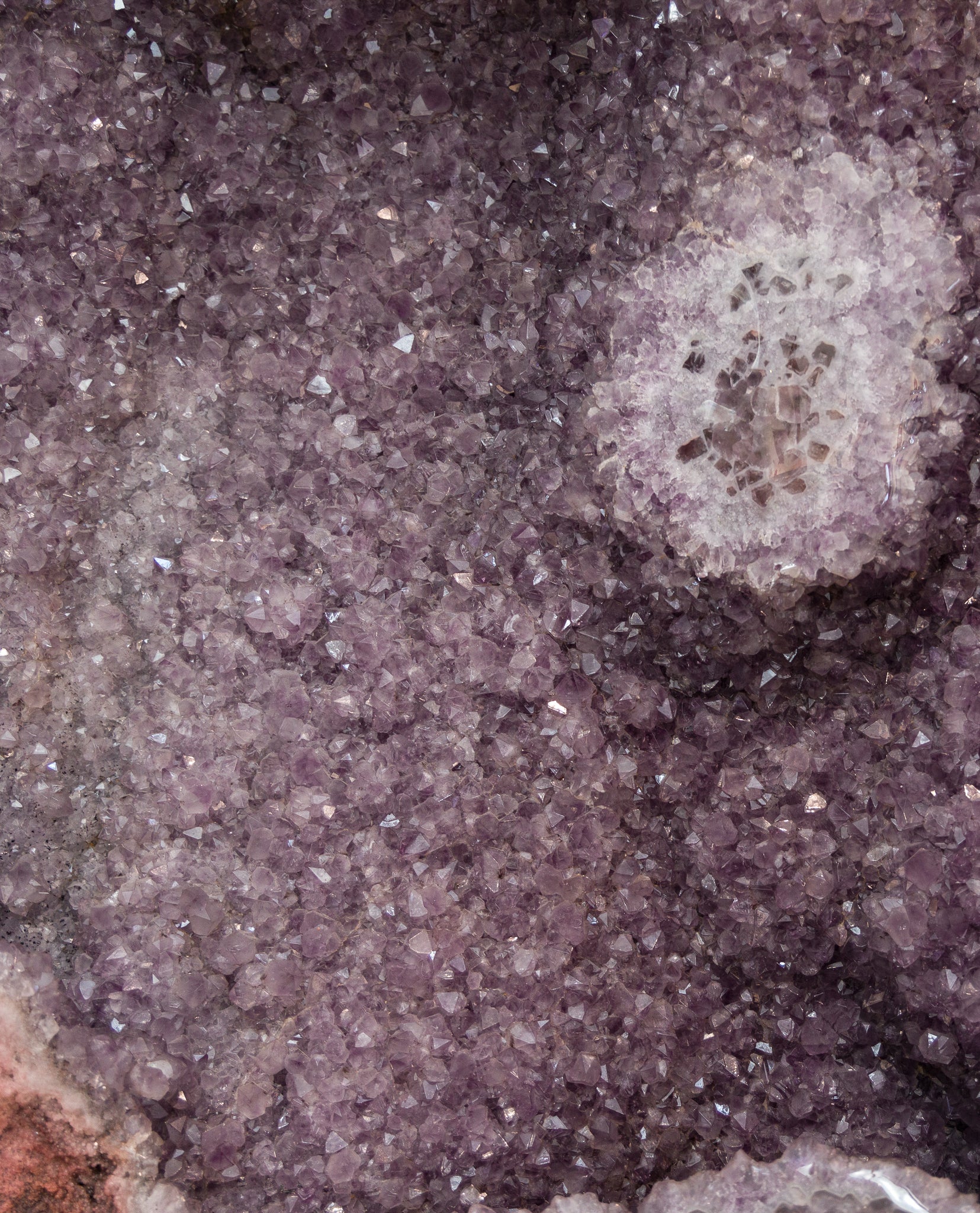 Amethyst Geode 7ft 1109kg Throne with Pink Amethyst & Jasper - Brazil - JJX-385 - Crystalarium