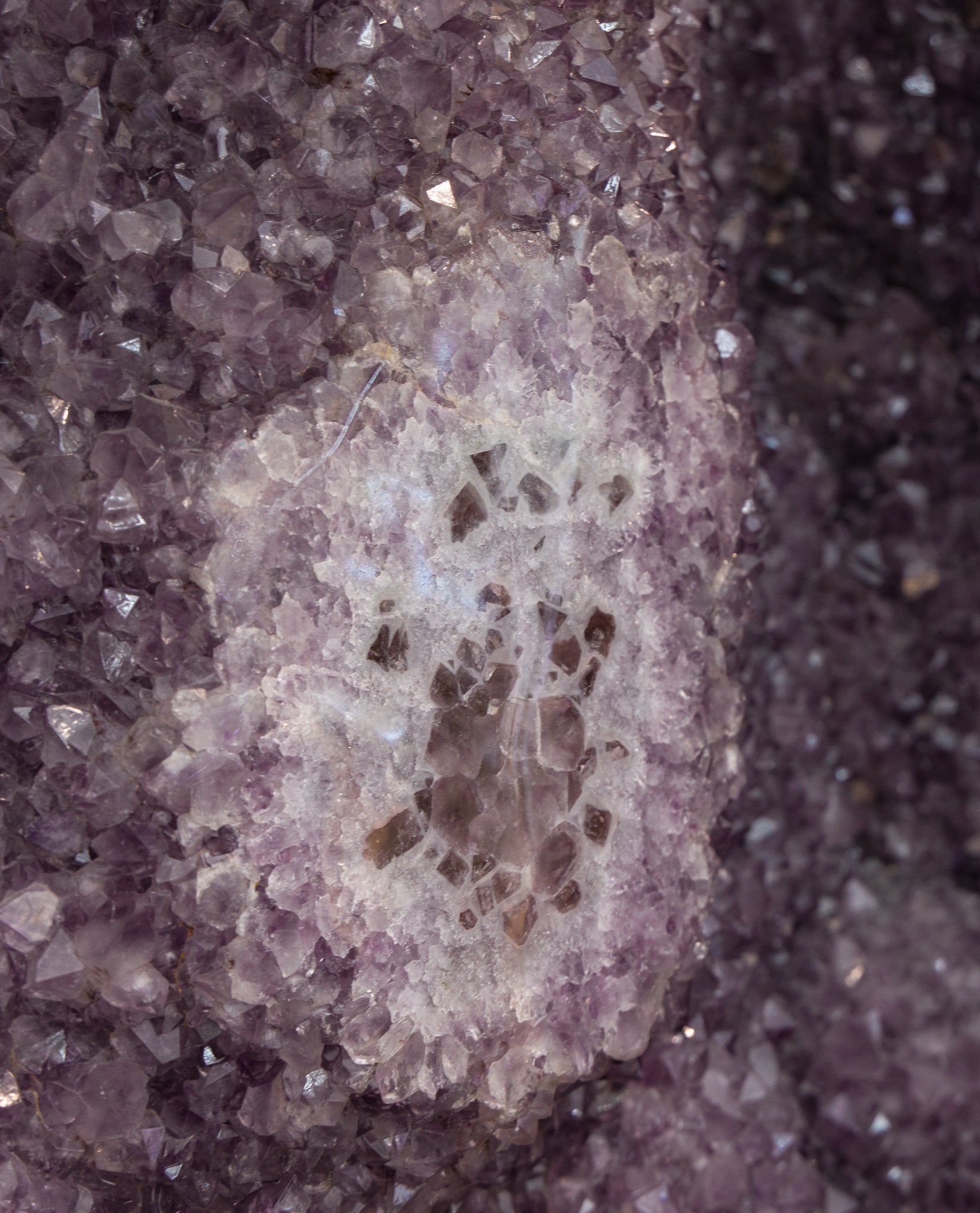 Amethyst Geode 7ft 1109kg Throne with Pink Amethyst & Jasper - Brazil - JJX-385 - Crystalarium