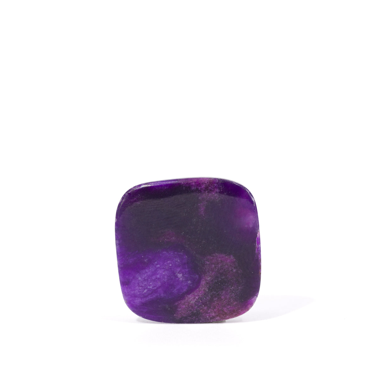 Additional view of deep purple Sugilite cabochon