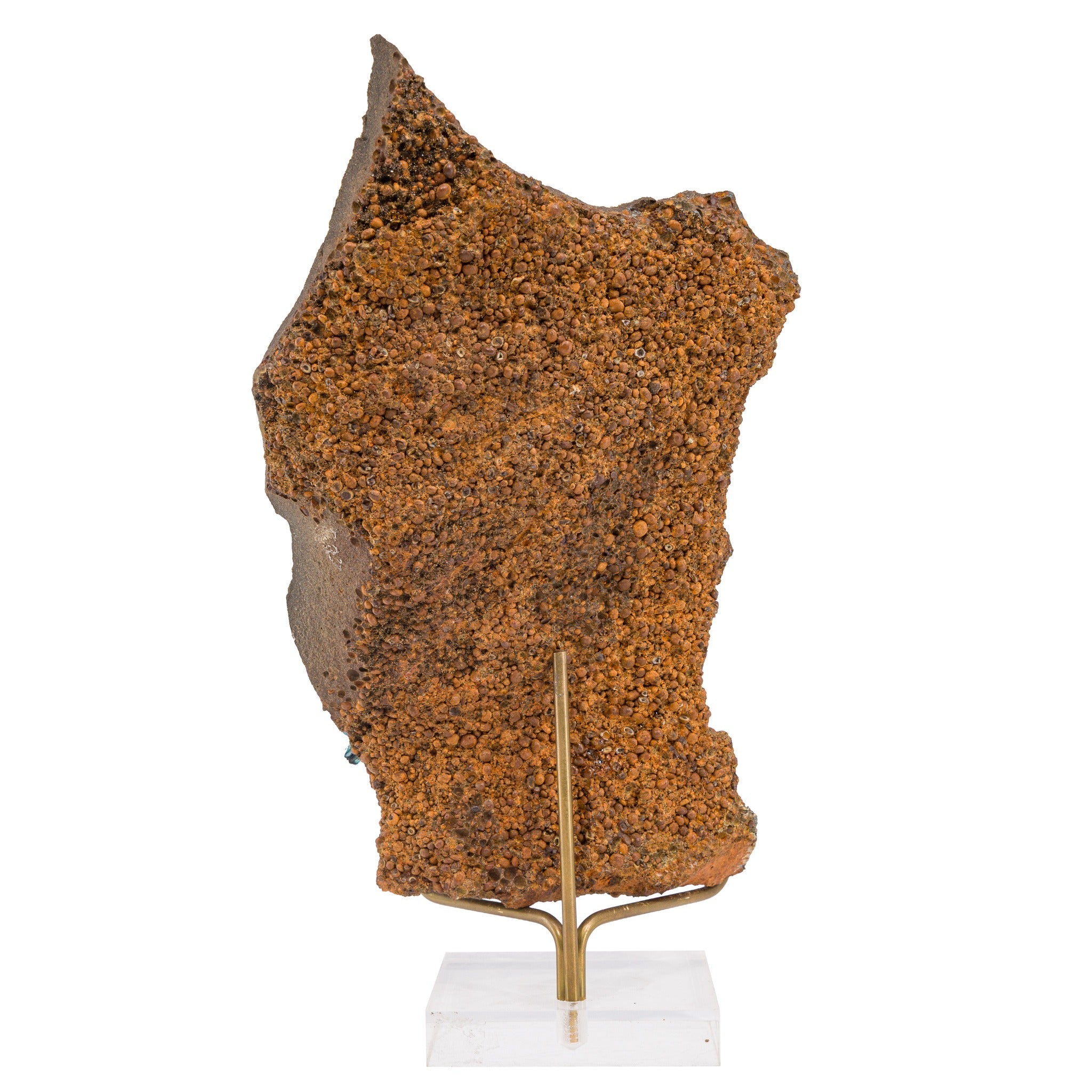 Reverse view of Vivianite with Ludlamite specimen