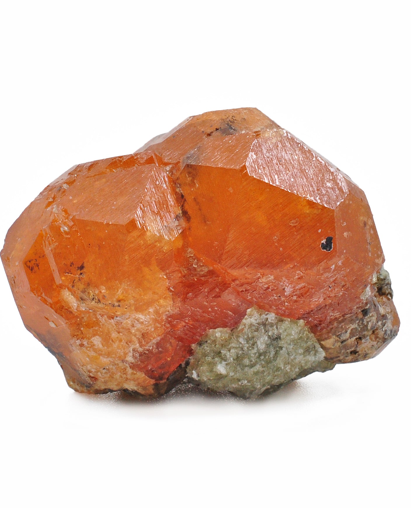 Spessartine Garnet 1.54 inch 50.7 gram in Matrix Natural Gem Crystal - Tanzania - DDX-262 - Crystalarium