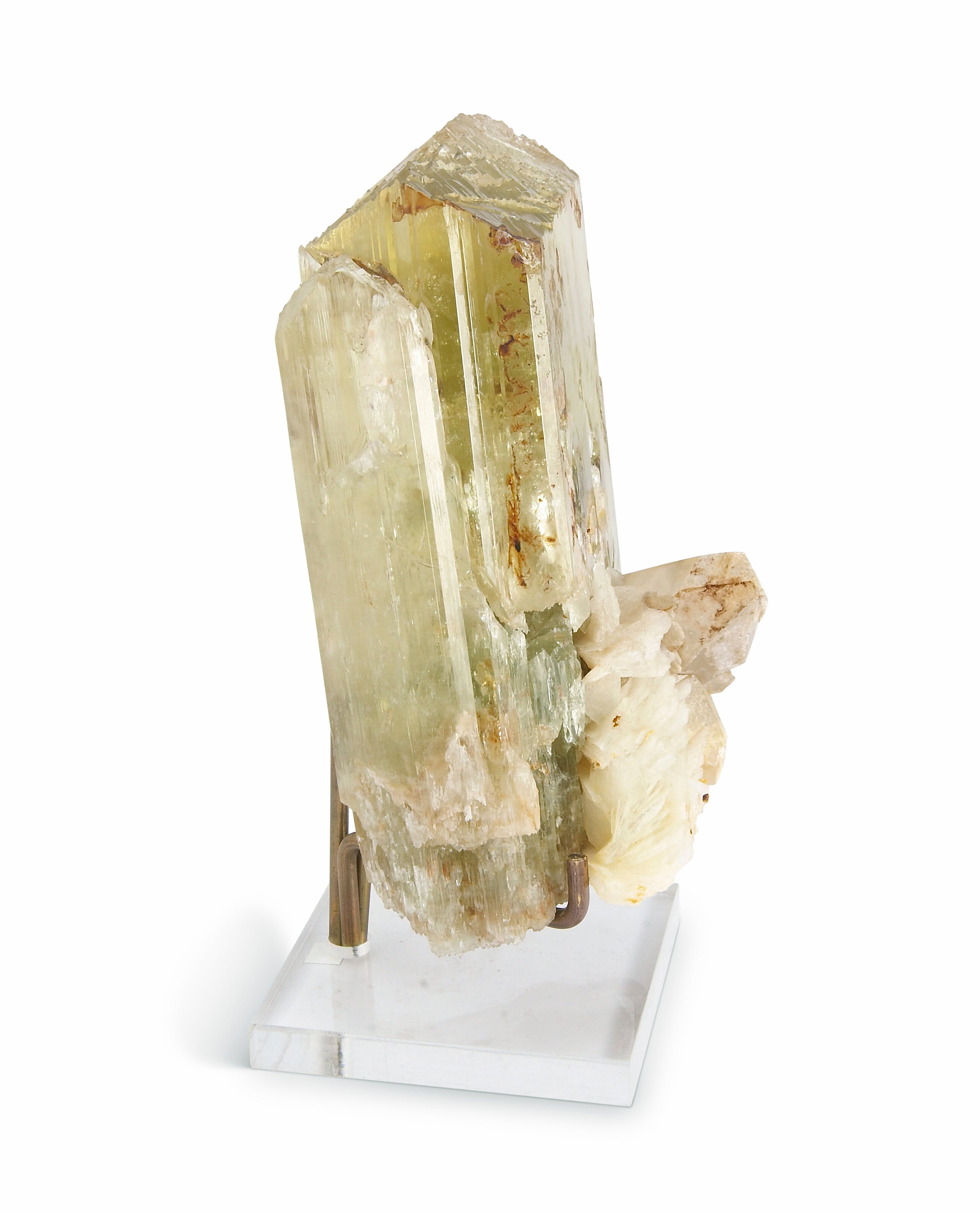 Spodumene Hiddenite 7.0 inch 5.09 lbs Natural Gem Crystal - MSCON-126 - Crystalarium