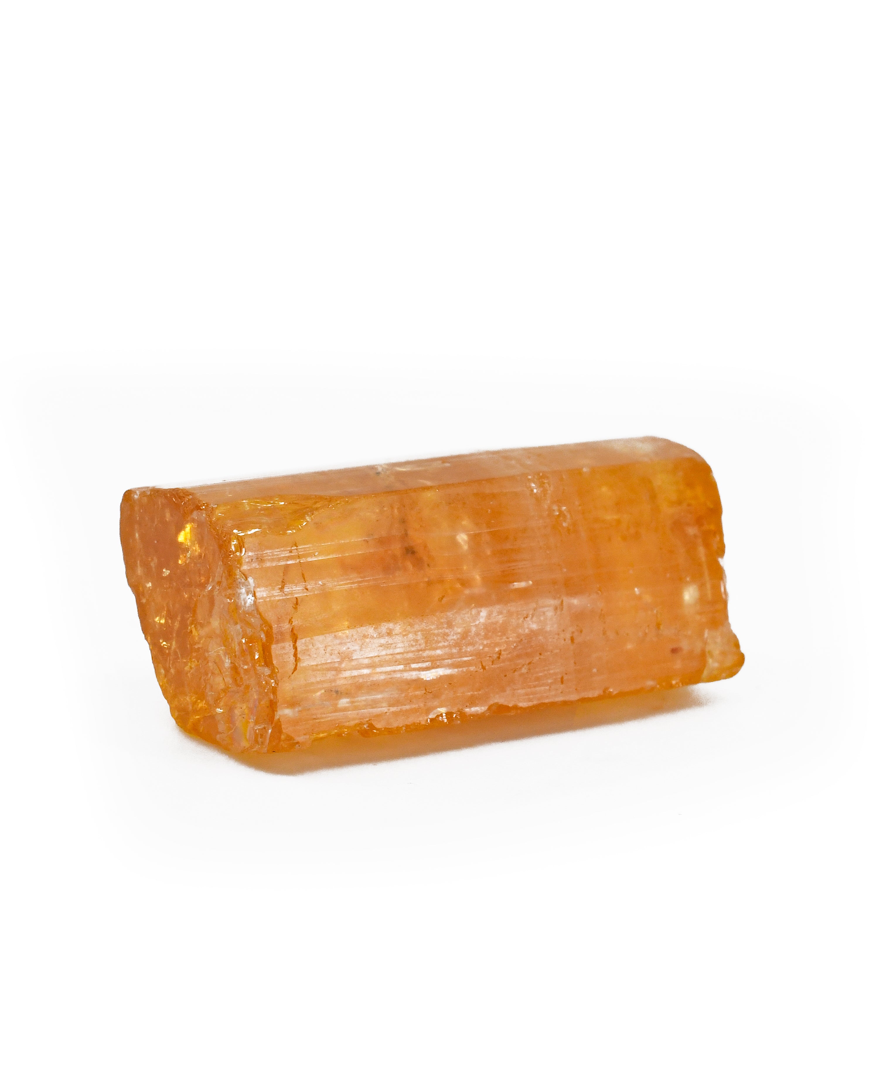 Imperial Topaz 1.18 inch 15.9 gram Natural Gem Crystal Specimen - Ouro Preto, Minas Gerais , Brazil - CCX-293A - Crystalarium