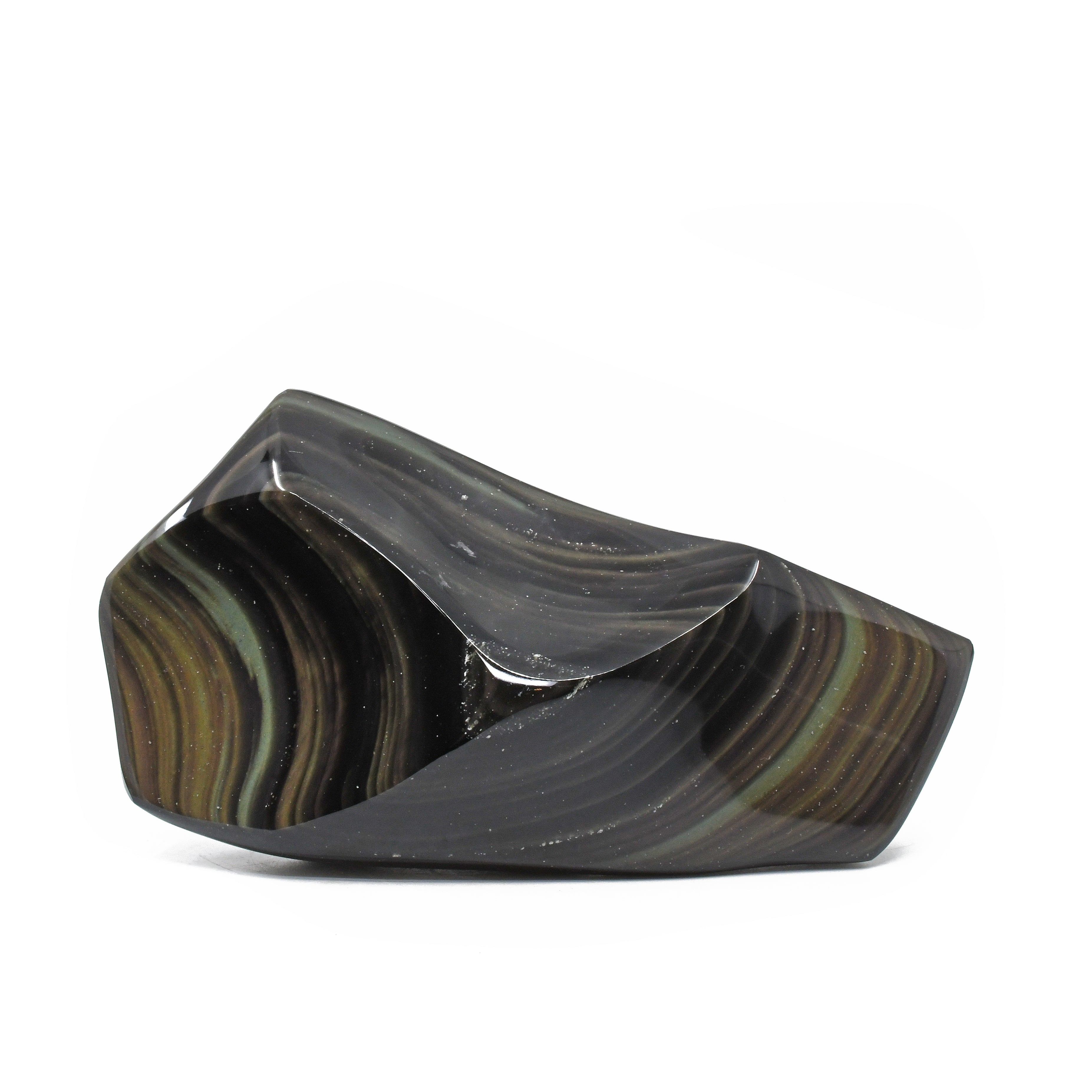 Rainbow Obsidian 7.0 inch 1.6 lbs Polished Freeform Crystal - Mexico - HHH-121 - Crystalarium