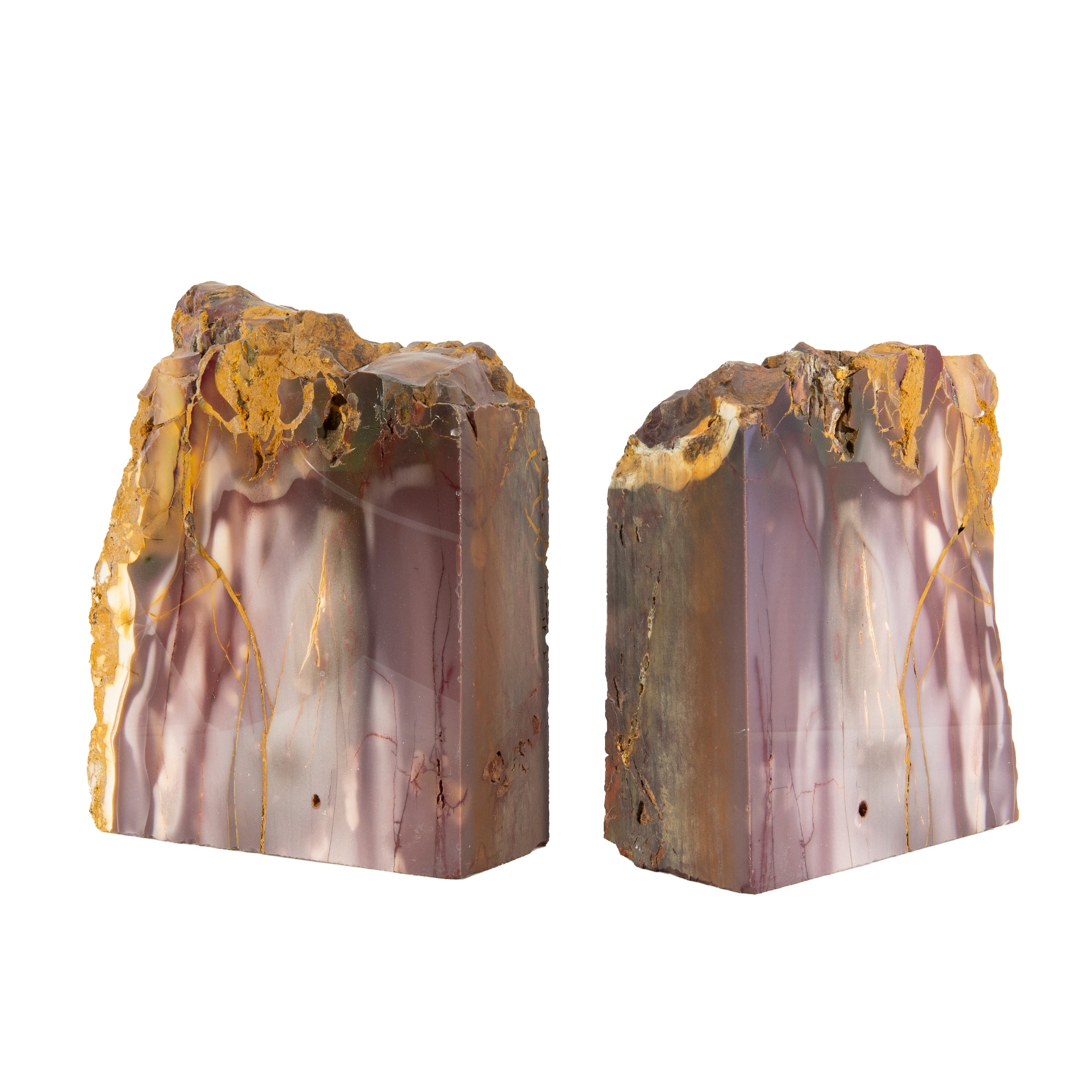 Mookaite 6.5 inch Polished Jasper Bookends - Australia - GGR-007 - Crystalarium