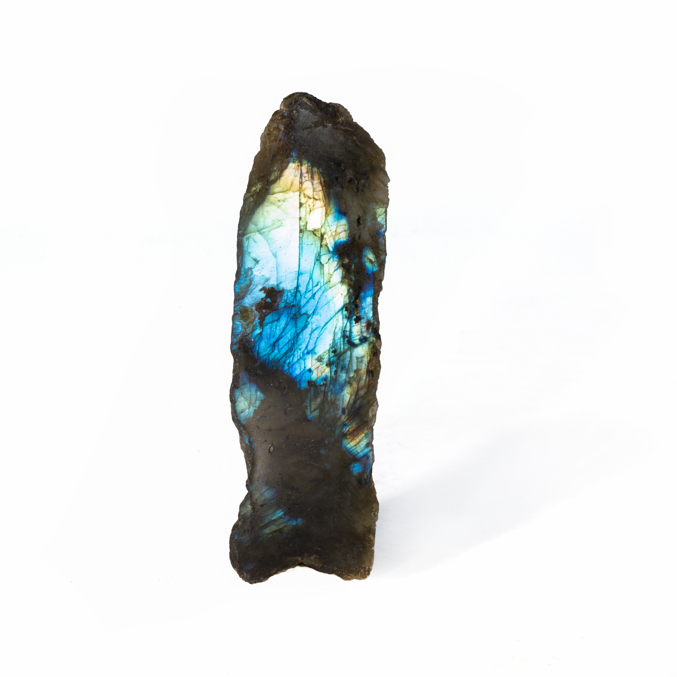 Labradorite Partial Polished Freeform Crystal - Madagascar - JJH-096 - Crystalarium