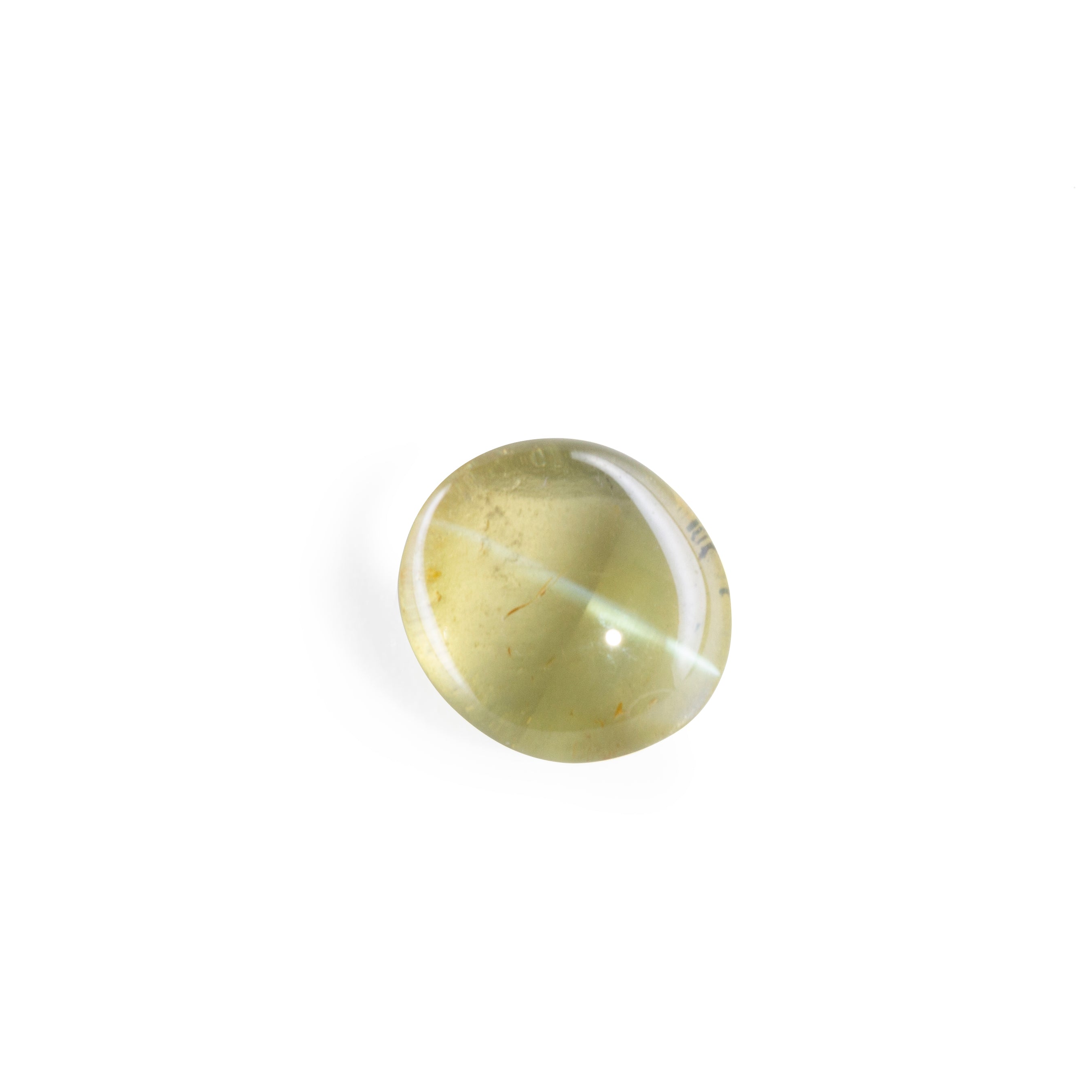 Cat's Eye Chrysoberyl 2.82 carat Gemstone Cabochon - 12-061 - Crystalarium
