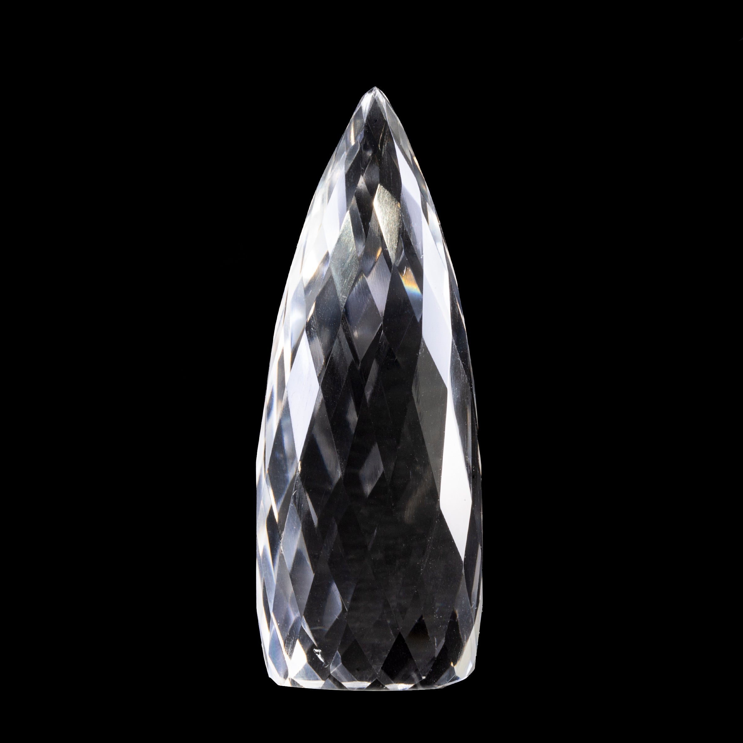 Clear Quartz 3 inch 96.7 gram Multi Faceted Polished Crystal - LH-005 - Crystalarium