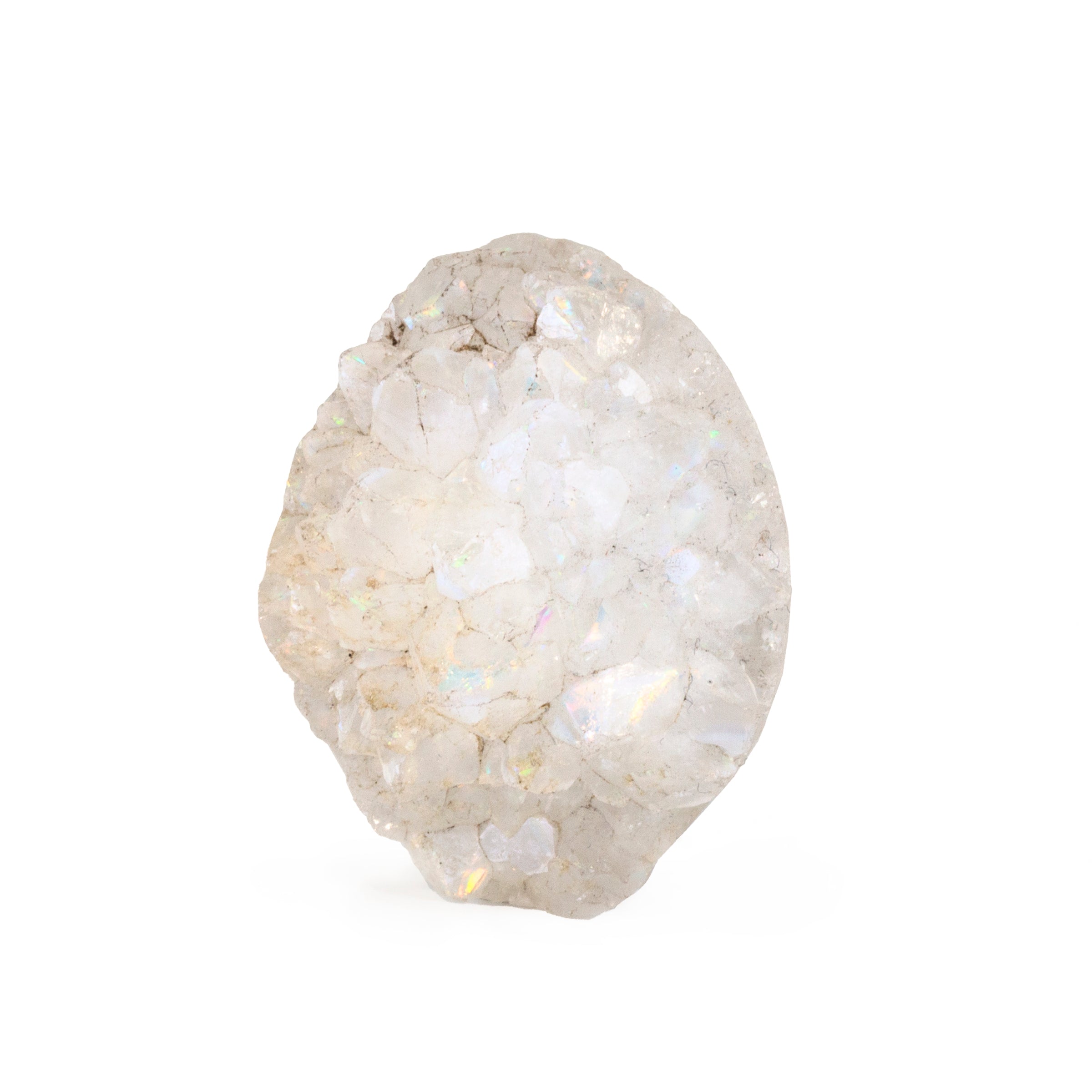 "Anandalite" Natural Iridescent Crystal Cluster Cabochon - India - AAV-050 - Crystalarium