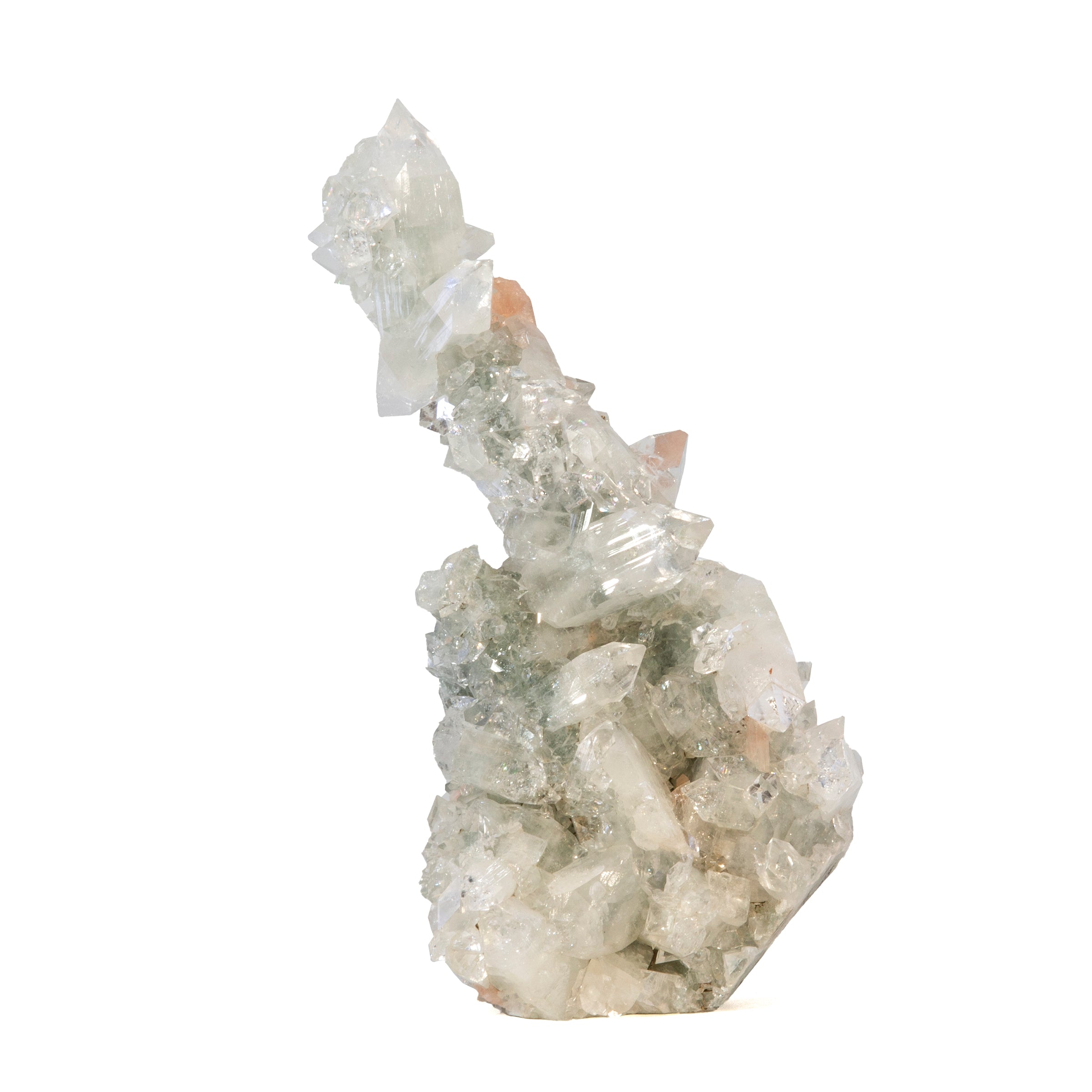 Apophyllite with Stilbite 8.5 Inch 2lb Natural Crystal - India - JJX-261 - Crystalarium