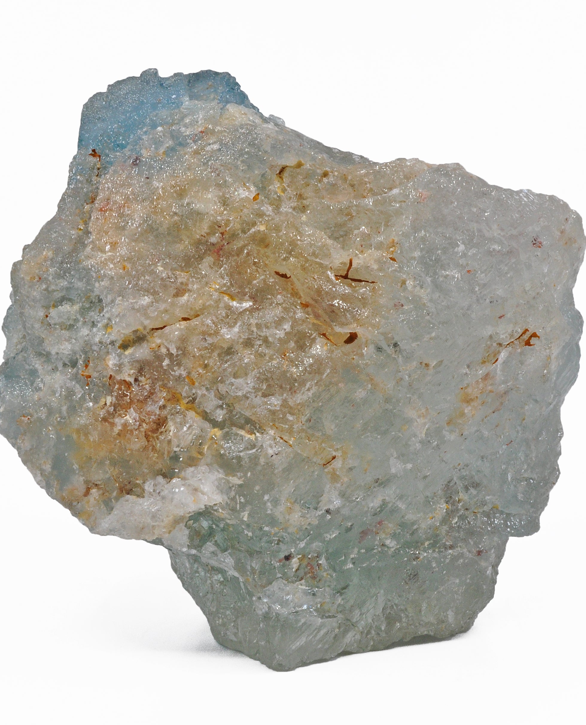 Large Blue Topaz 7.8 inch 13.3 lbs Natural Gem Crystal - Brazil - CCX-263 - Crystalarium