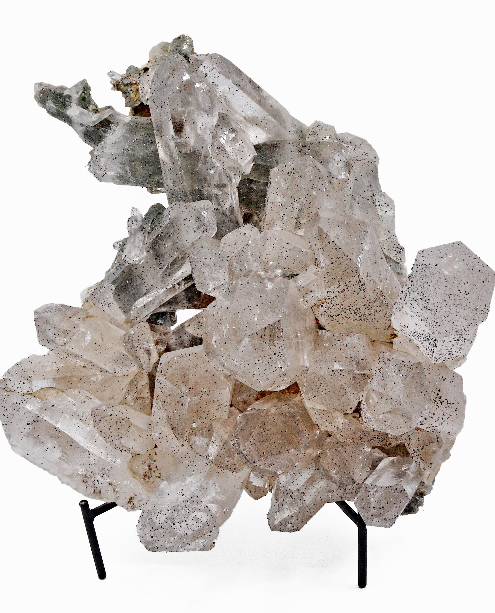 Quartz 14 lbs 11 inch with Chlorite and Anatase Natural Crystal Cluster - Himalayan - EEX-112 - Crystalarium