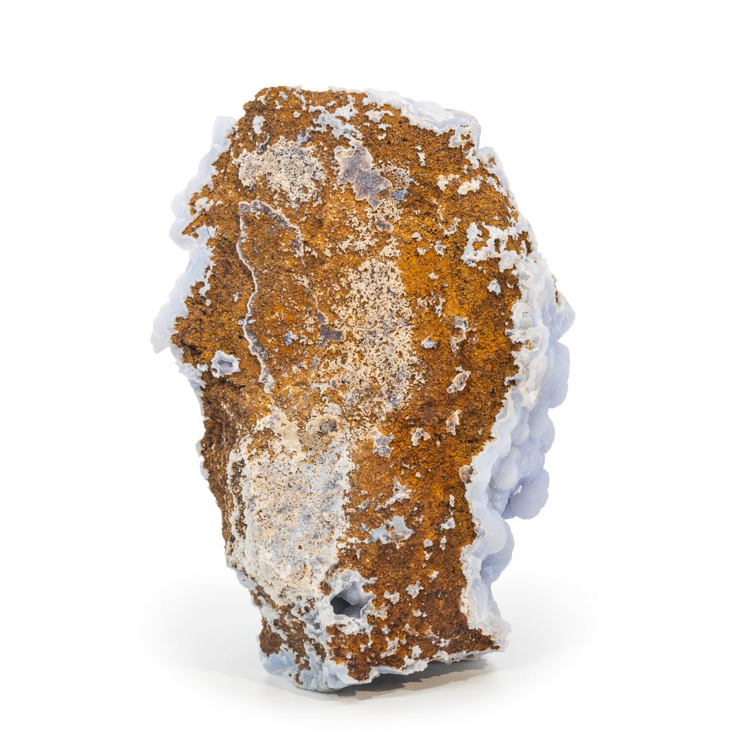 Blue Chalcedony 6.8 Inch 3.75lb Natural Botryoidal Crystal Specimen - Peru - LLX-028 - Crystalarium