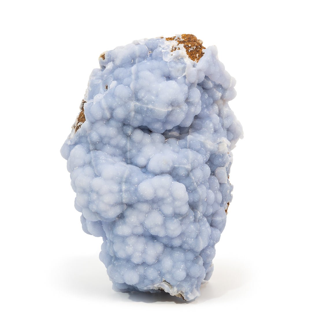 Blue Chalcedony 6.8 Inch 3.75lb Natural Botryoidal Crystal Specimen - Peru - LLX-028 - Crystalarium