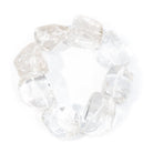 Clear Quartz Chunky Free Form Beaded Bracelet - LLW-017 - Crystalarium