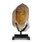 Citrine with Green Tourmaline 11.7 Inch 10.8lb Polished Crystal on Rotating Stand - Brazil - KKH-283 - Crystalarium