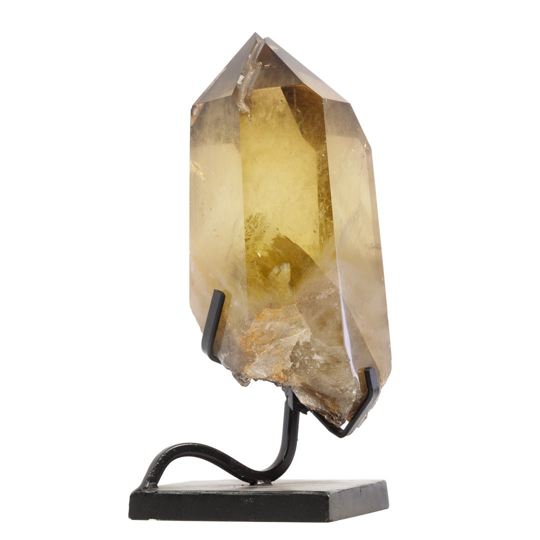 Citrine 11.5 Inch 8.58lb Polished Crystal on Stand - Brazil - KKH-284 - Crystalarium