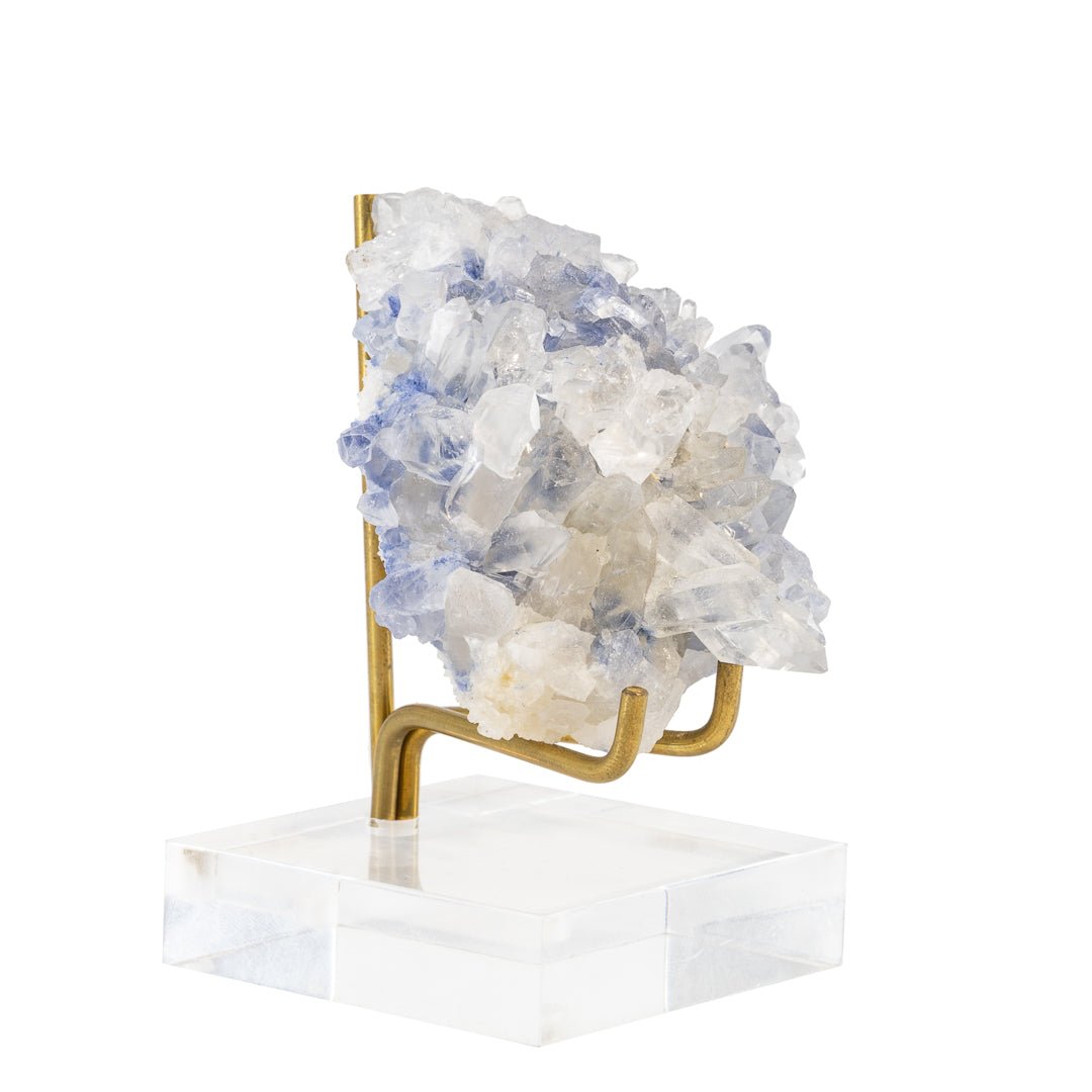 Dumortierite in Quartz 2.2 Inch 78.9 Gram Natural Crystal Cluster - Brazil - EEX-266 - Crystalarium