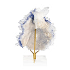 Dumortierite in Quartz 3.76 Inch 218.3 Gram Natural Crystal Cluster - Bahia, Brazil - JJX-418 - Crystalarium
