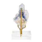 Dumortierite in Quartz 2.88 Inch 49.3 Gram Natural Crystal Cluster - Bahia, Brazil - JJX-420 - Crystalarium