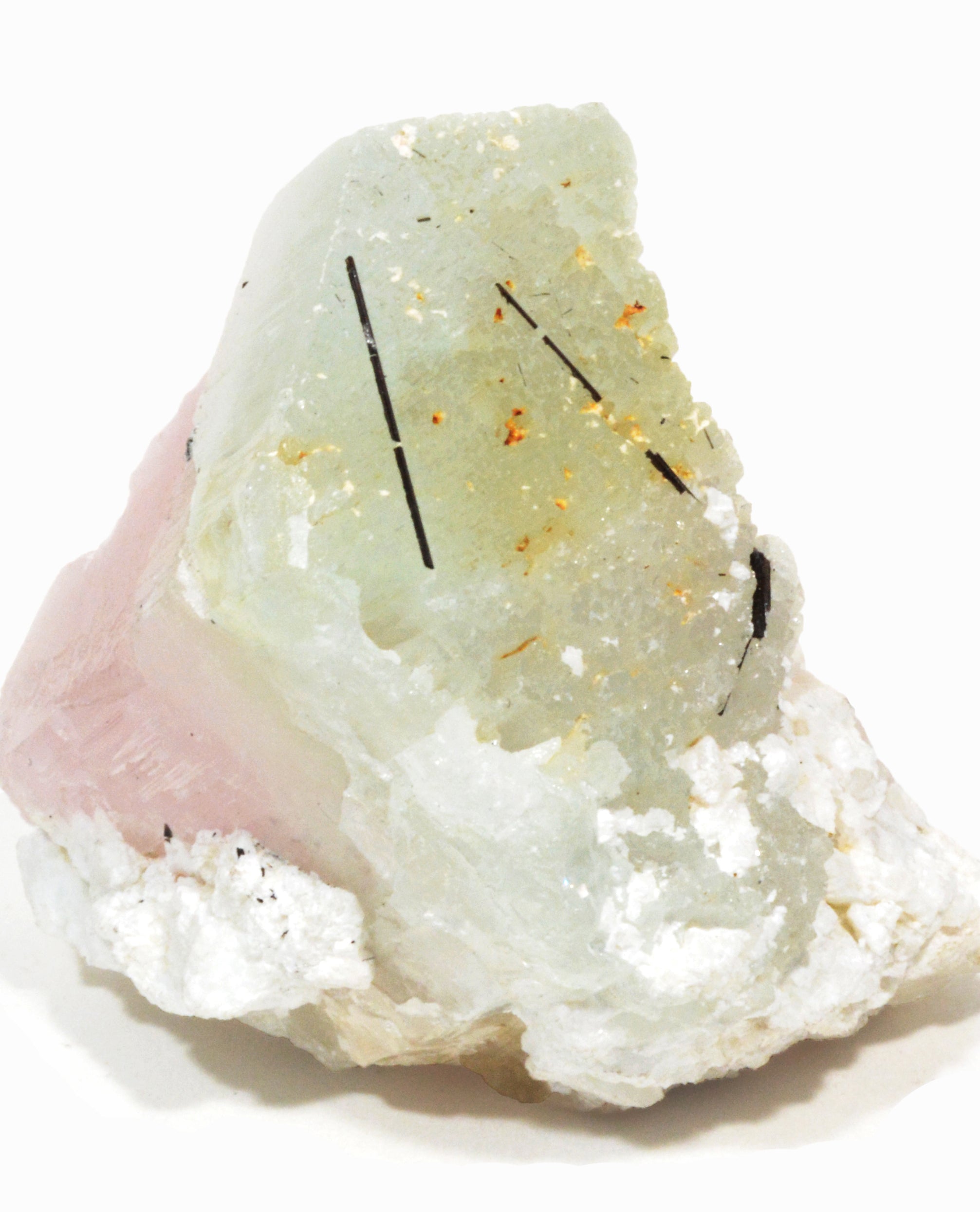 Bi-color Beryl Morganite and Aquamarine 80.5 gram 1.78 inch Natural Gem Crystal - Pakistan - CCX-523 - Crystalarium