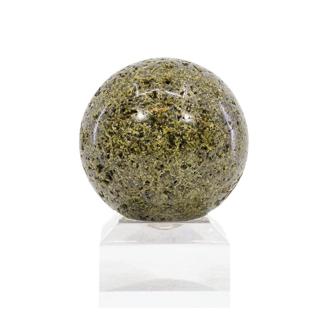 Epidote 1.96 in 198.9gr Polished Crystal Sphere - KKL-125 - Crystalarium