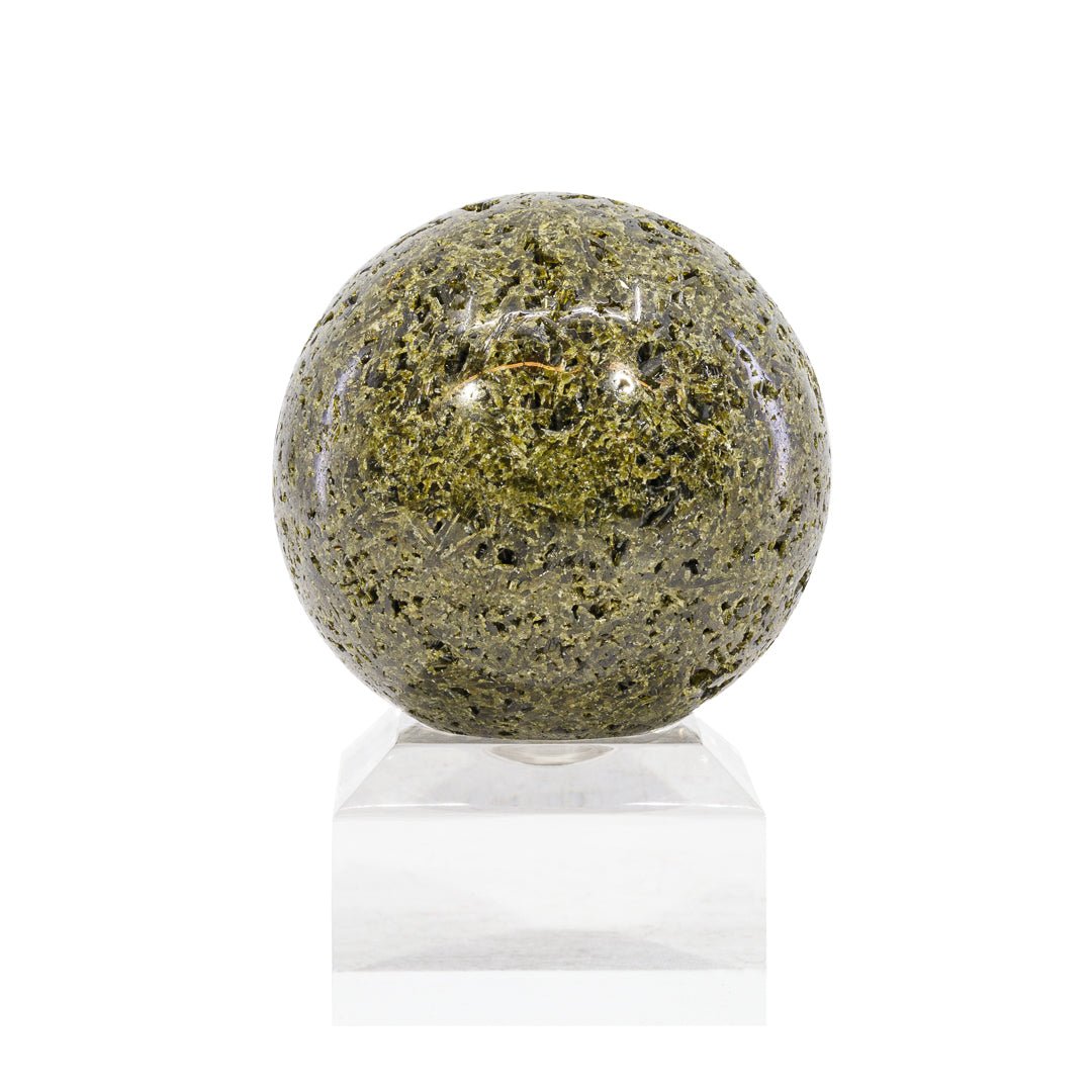 Epidote 1.96 in 198.9gr Polished Crystal Sphere - KKL-125 - Crystalarium