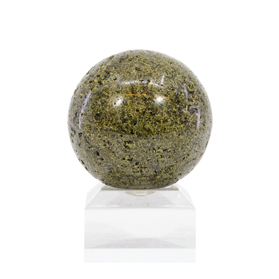 Epidote 1.96 in 198.9gr Polished Crystal Sphere - KKL-125 - Crystalarium