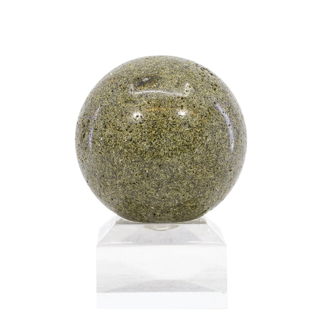 Epidote 1.98 in 215.4gr Polished Crystal Sphere - KKL-125B - Crystalarium