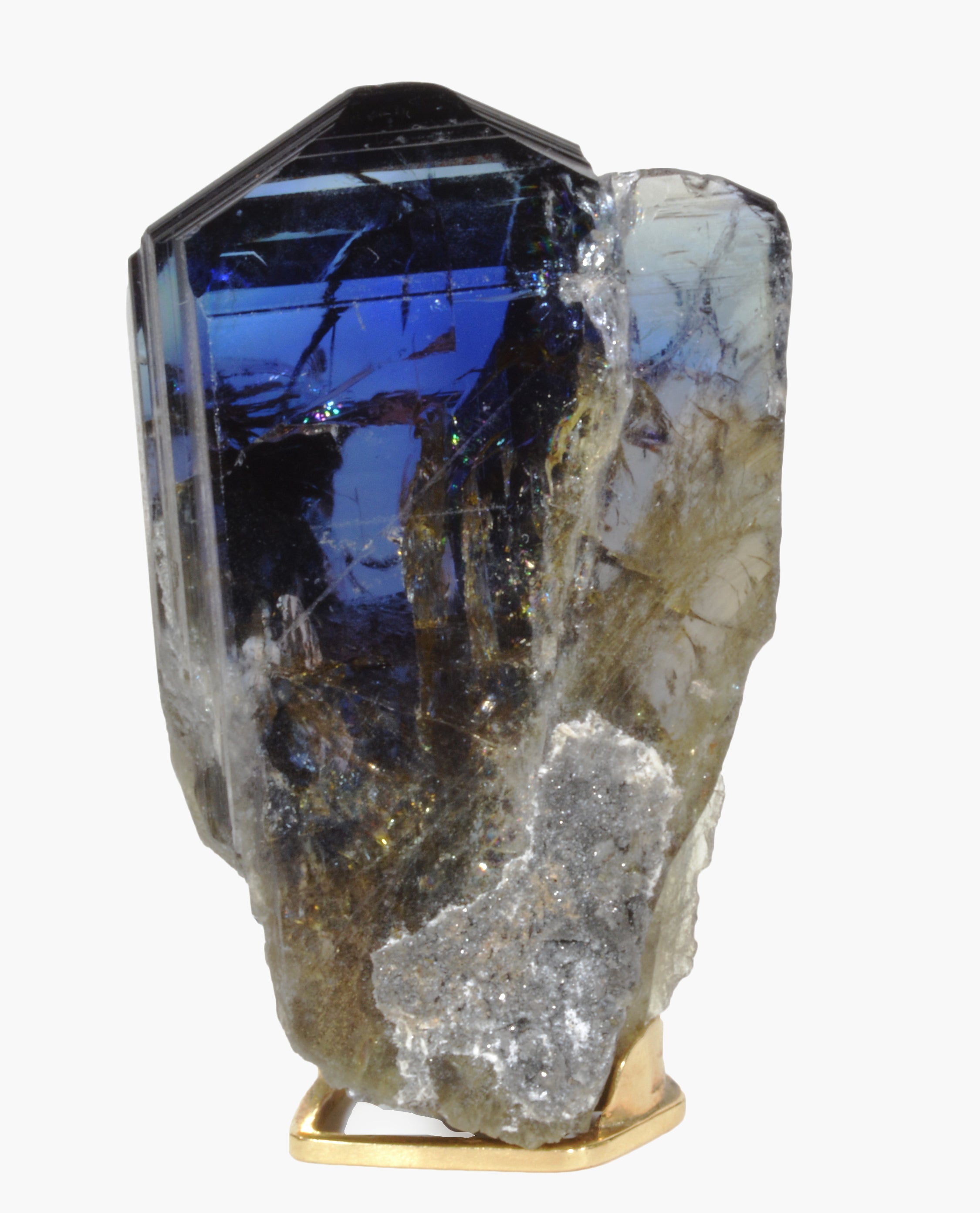 Tanzanite 50.8 mm 48.7 gram Natural Unheated Gem Crystal - Tanzania - OX-215 - Crystalarium