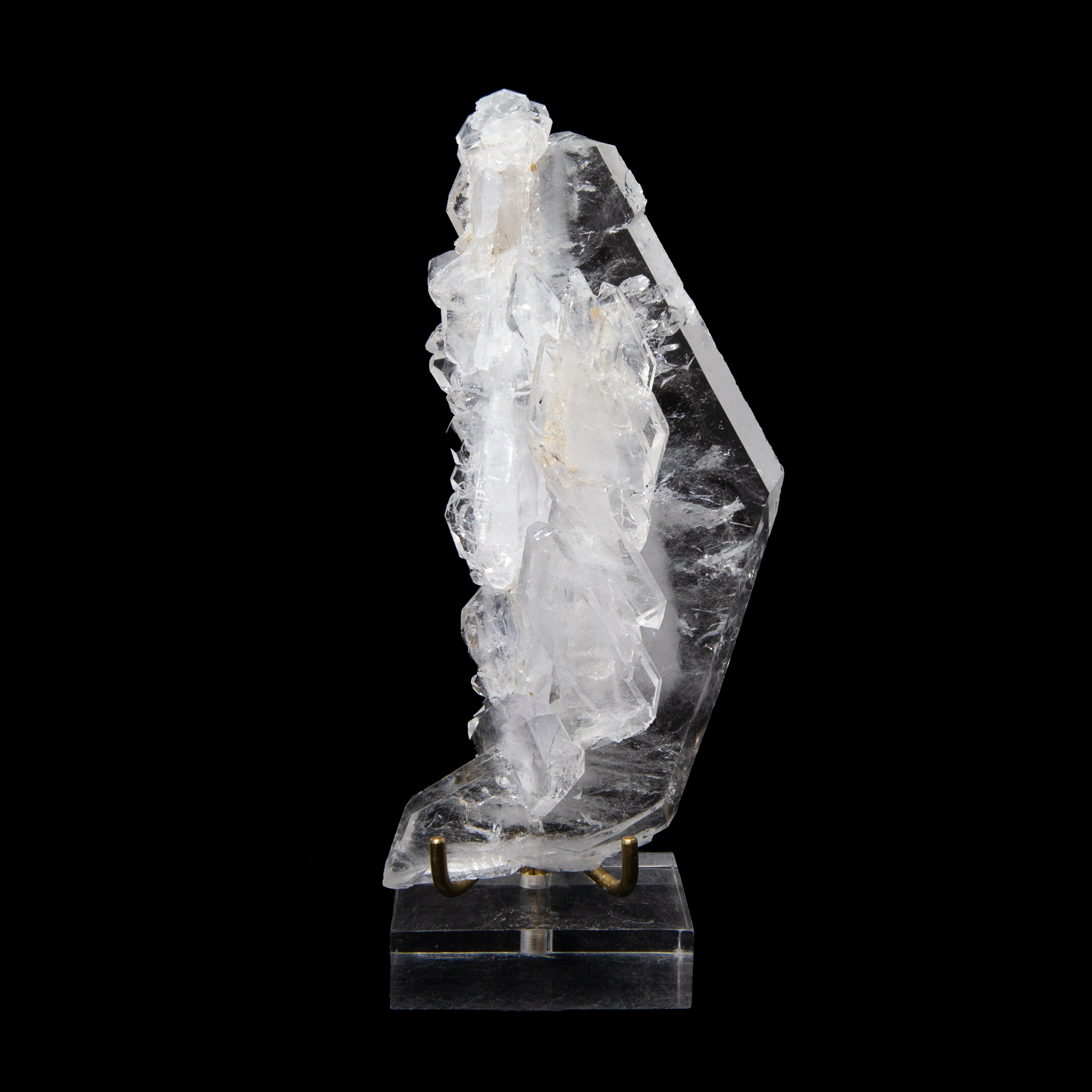 Quartz Double Terminated 4.74 inch 139 gram Natural Faden Crystal Formation - Brazil - JJX-191 - Crystalarium