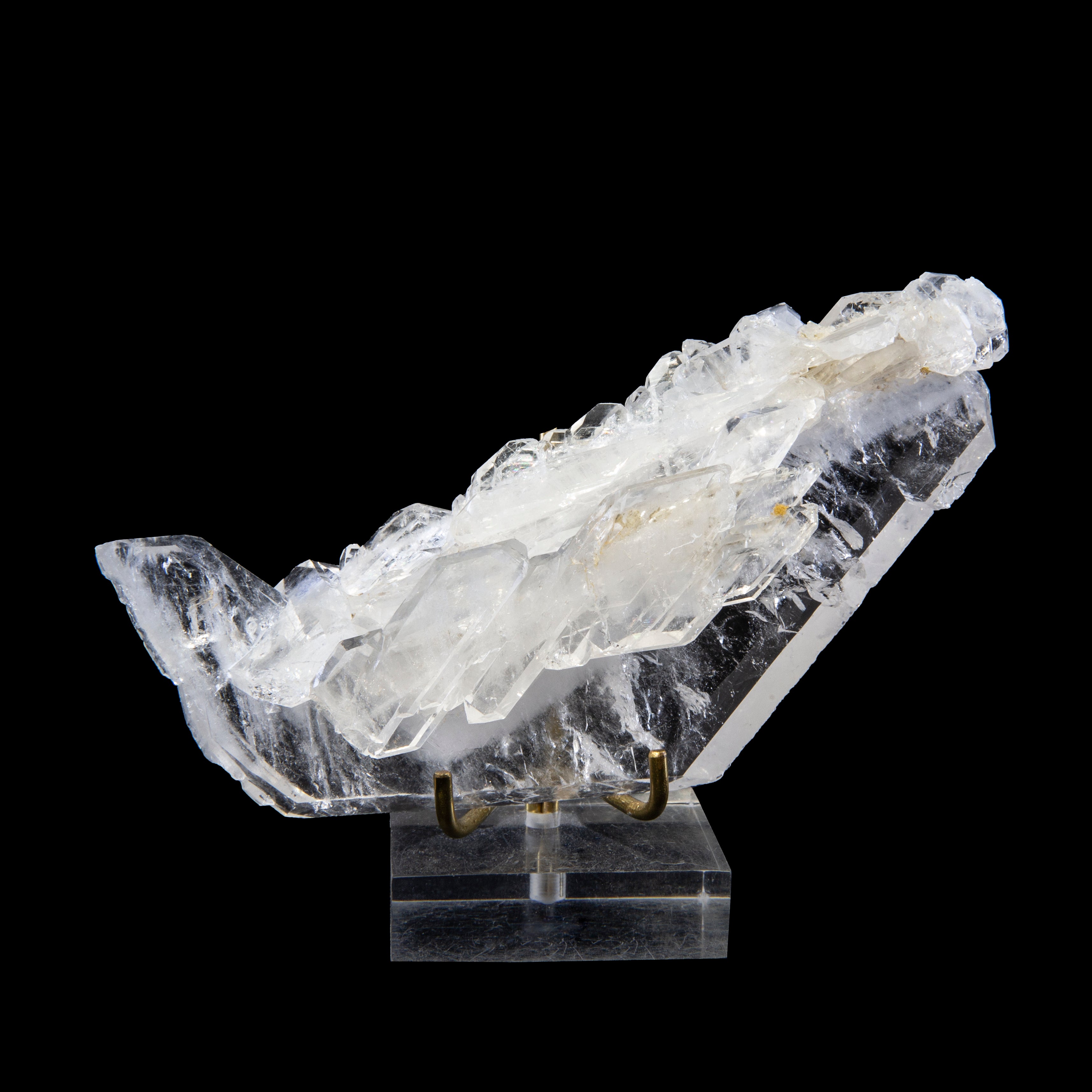 Quartz Double Terminated 4.74 inch 139 gram Natural Faden Crystal Formation - Brazil - JJX-191 - Crystalarium