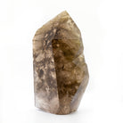 Smoky Rutilated Quartz 5.5" 1.59lb Partial Polished Crystal - Brazil - FFH-104 - Crystalarium