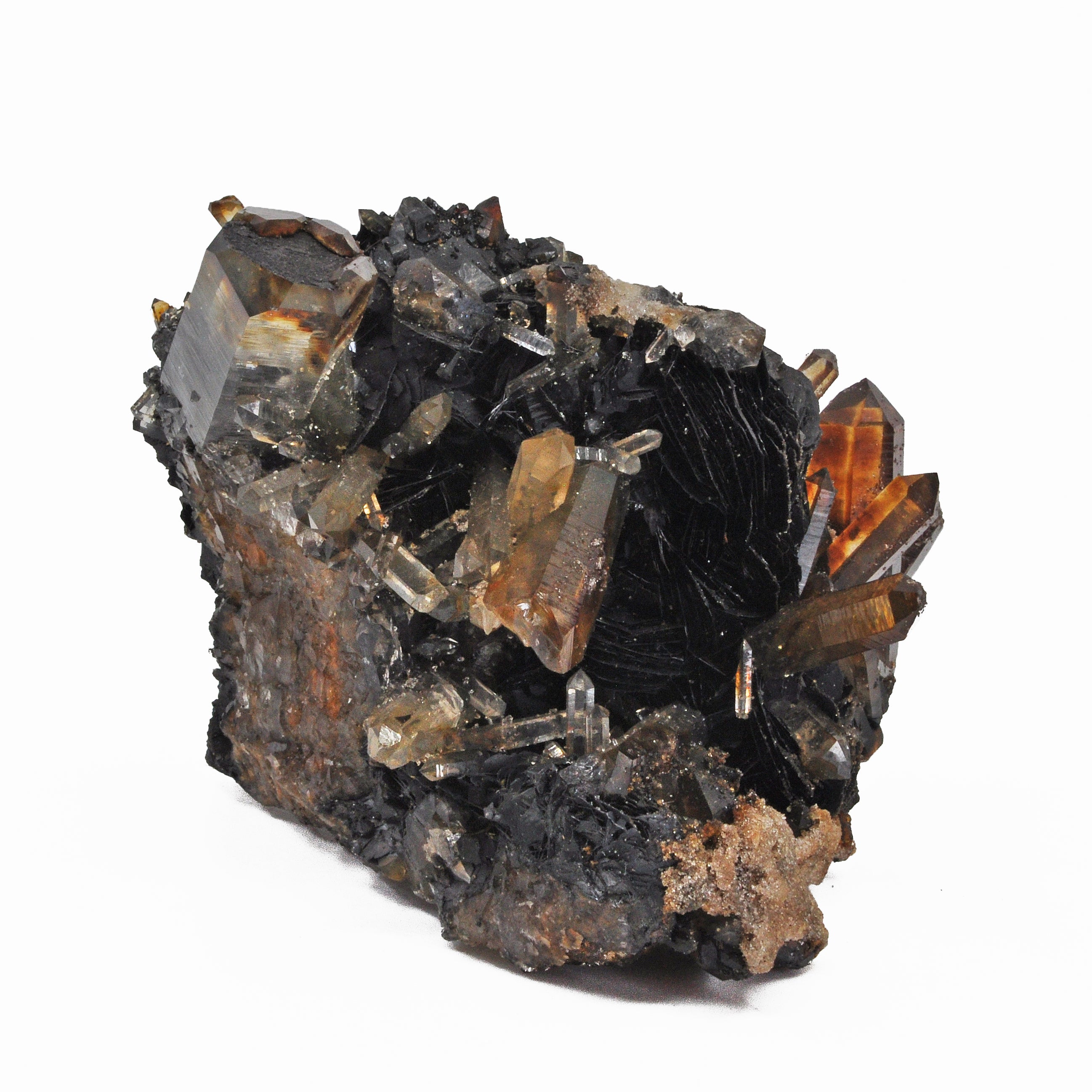 Quartz with Iron and Hematite 4 inch 1.1 lbs Natural Crystal Cluster - China - UX-306 - Crystalarium