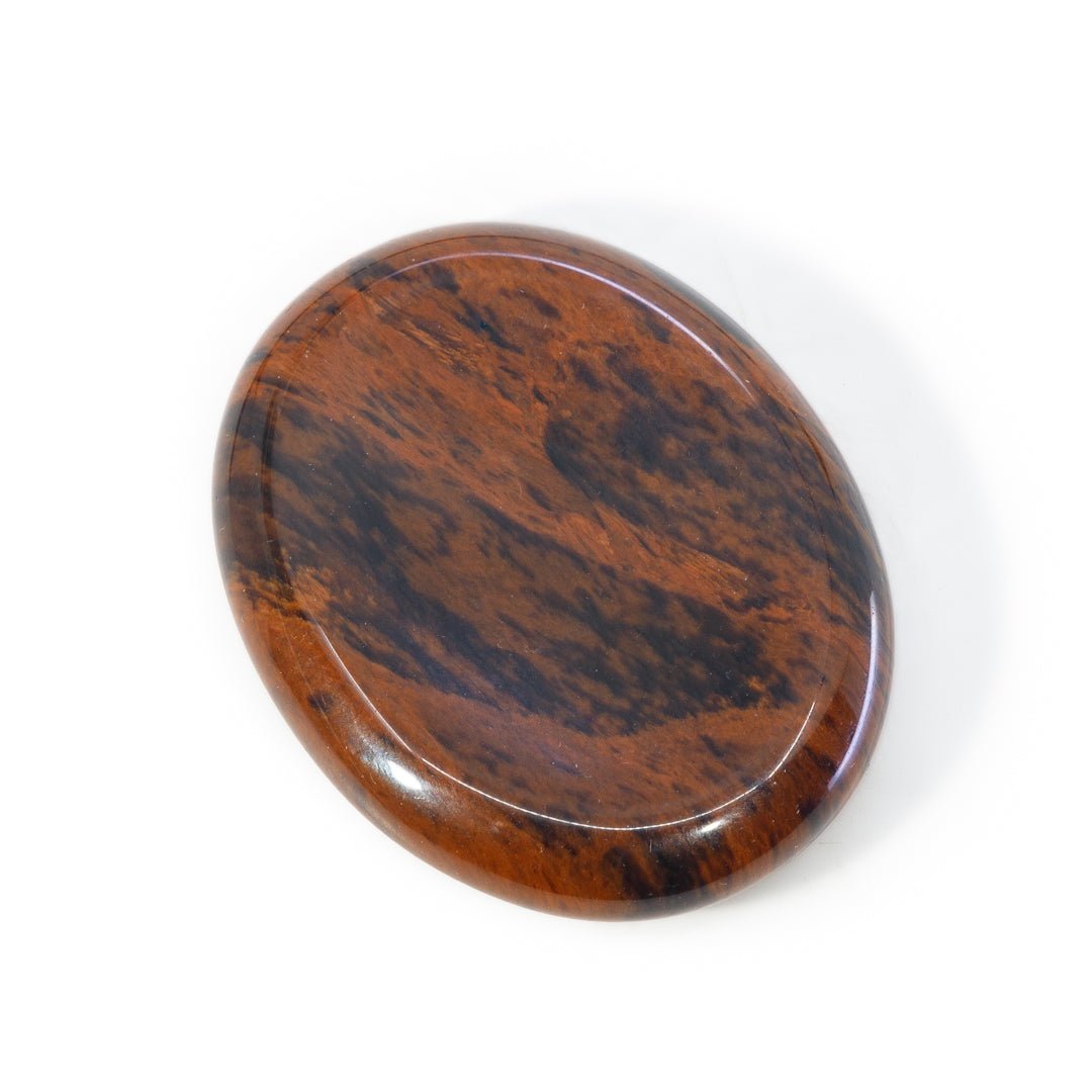 Mahogany Obsidian Polished Worry Stone - KKH-130 - Crystalarium