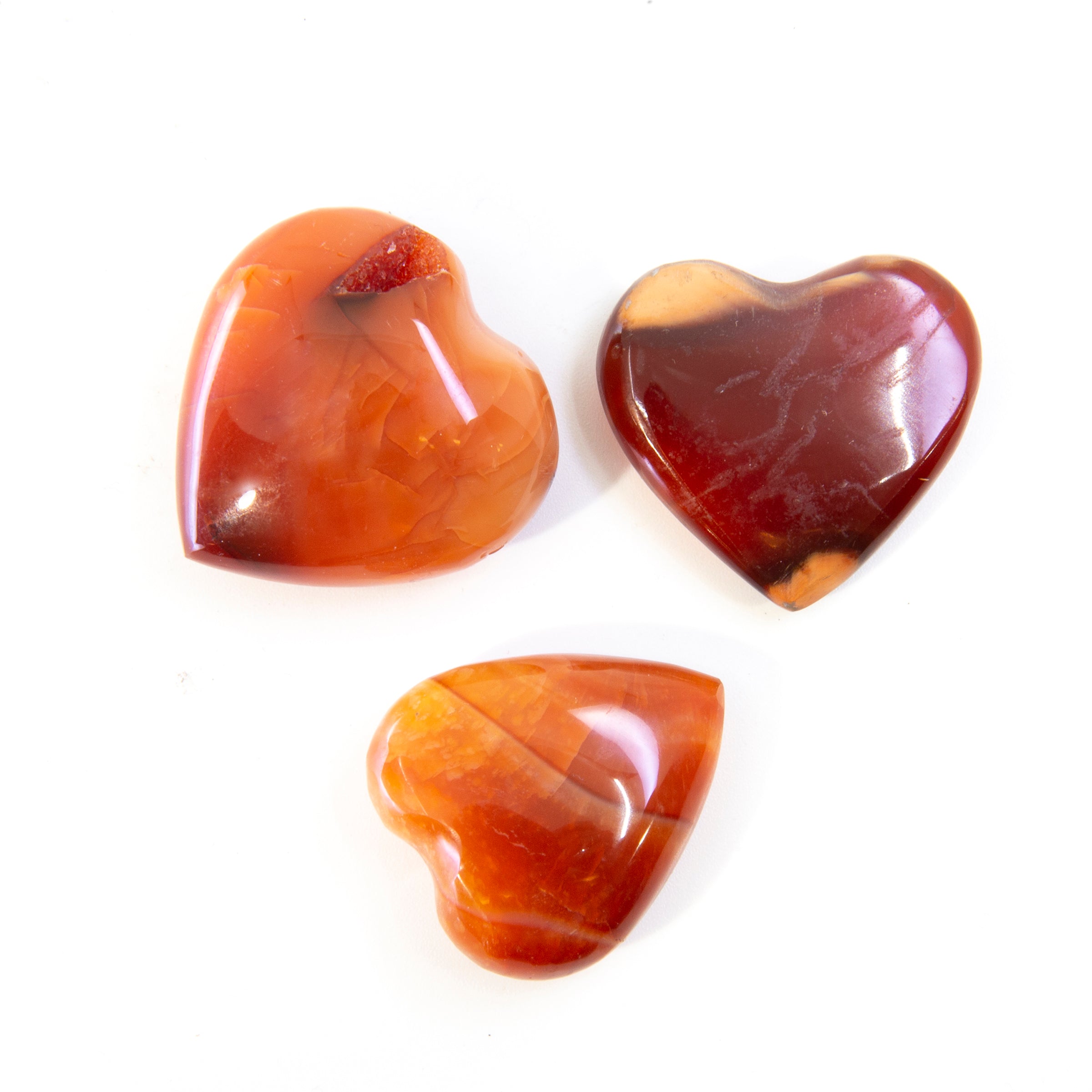 Carnelian Small Heart - HHT-008 - Crystalarium