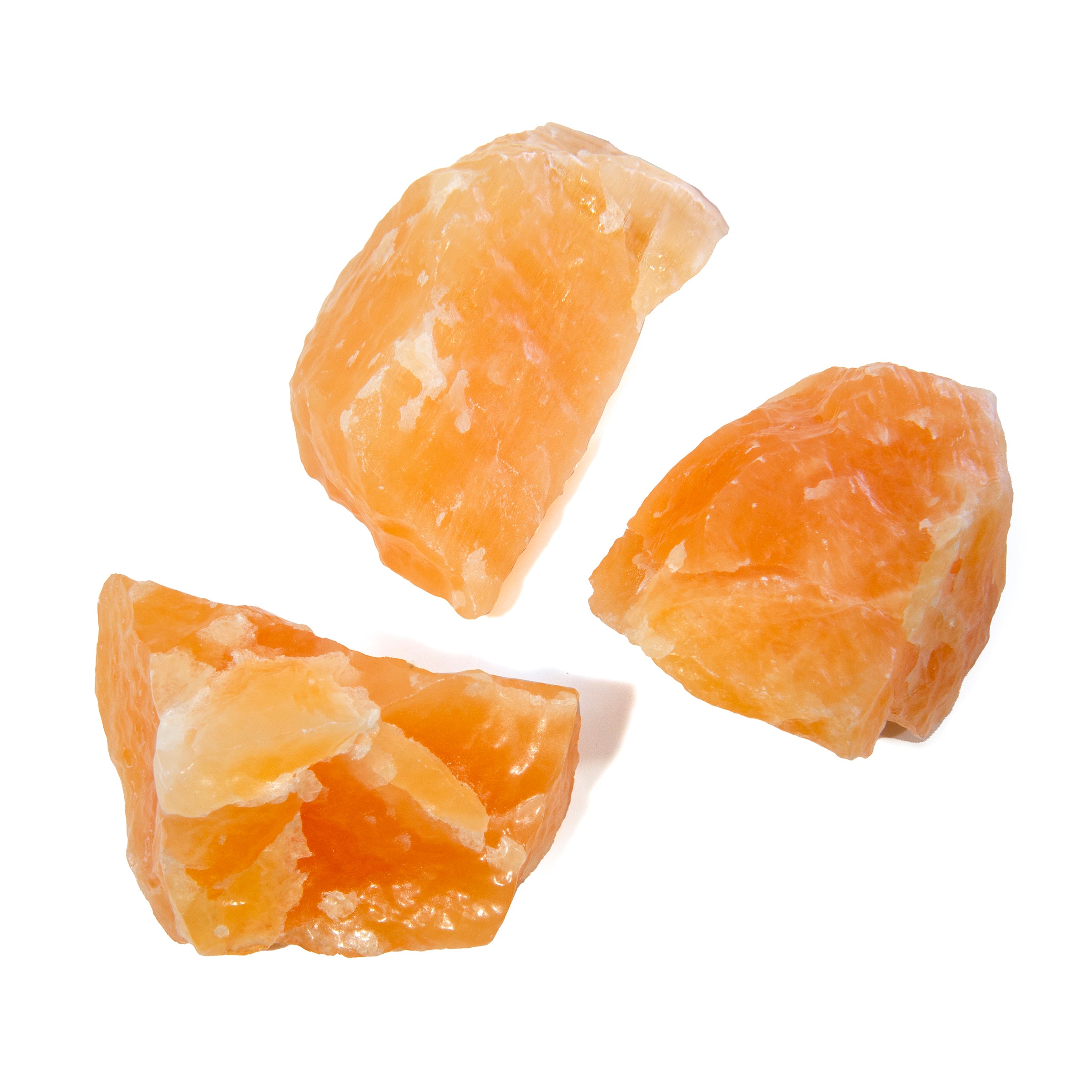 Orange Calcite Chunks - Mexico - JJX-432 - Crystalarium