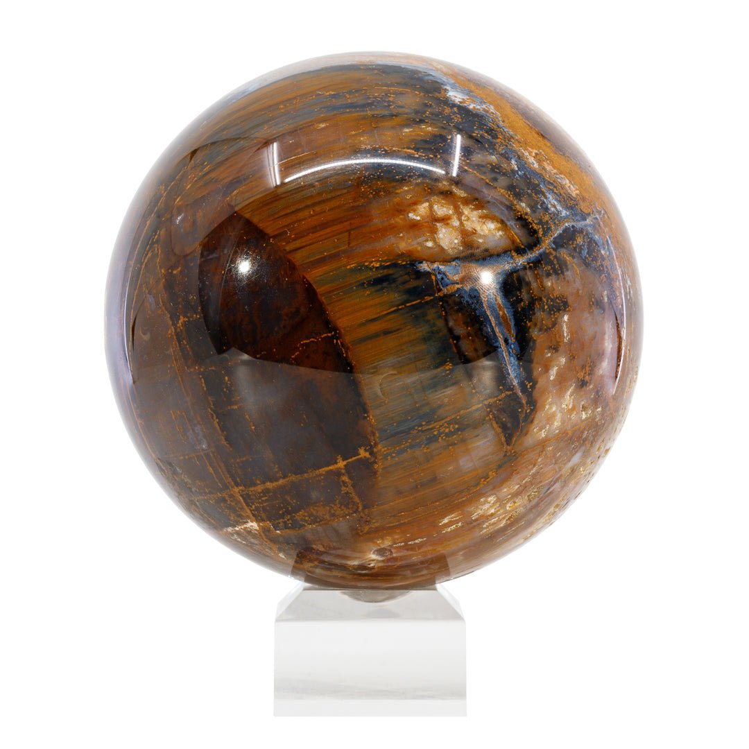 Pietersite 4 inch 3.4 lb Polished Crystal Sphere - South Africa - CCL-031 - Crystalarium