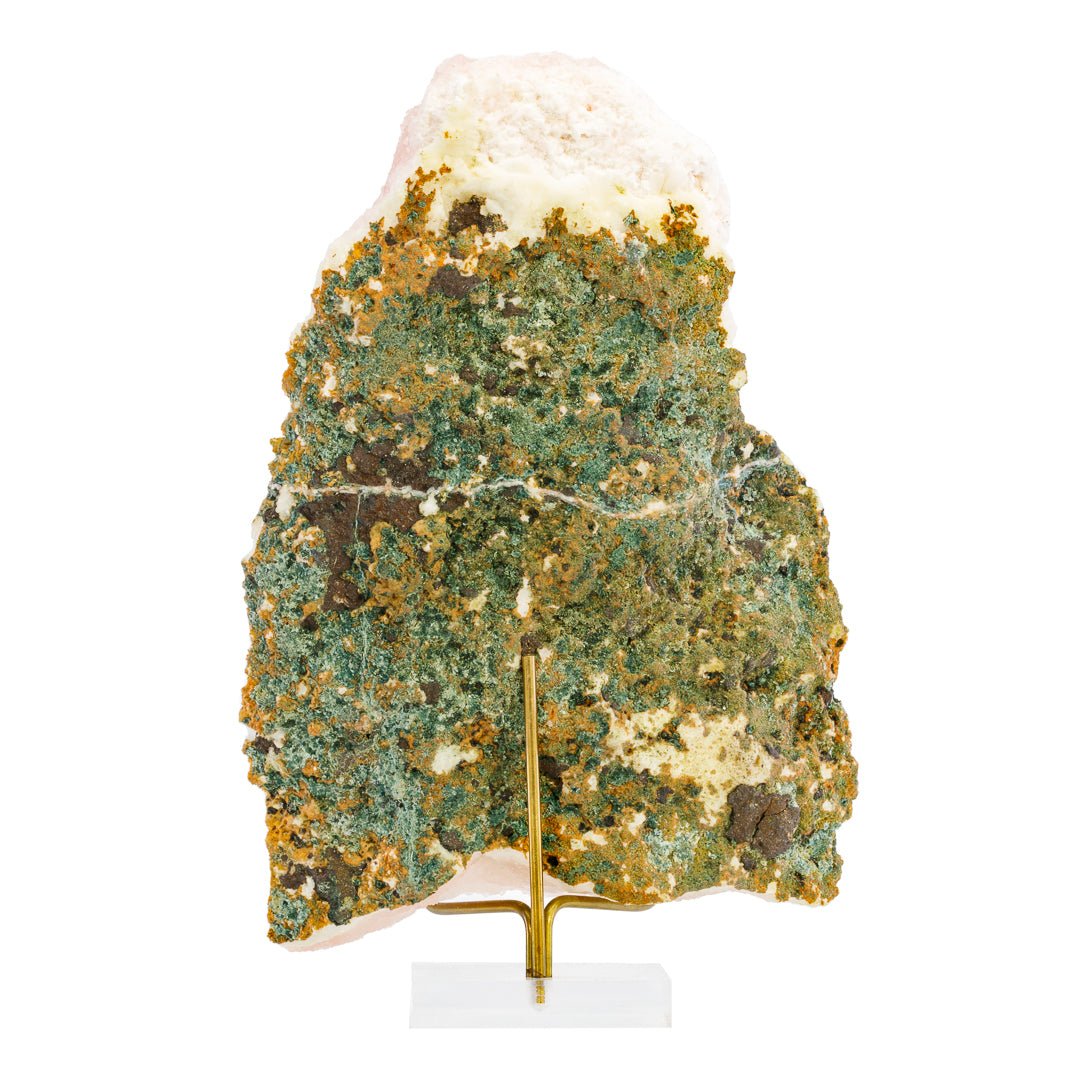 Pink Apophyllite 9 Inch 3.44 lb Natural Crystal Specimen - India - KKX-035 - Crystalarium