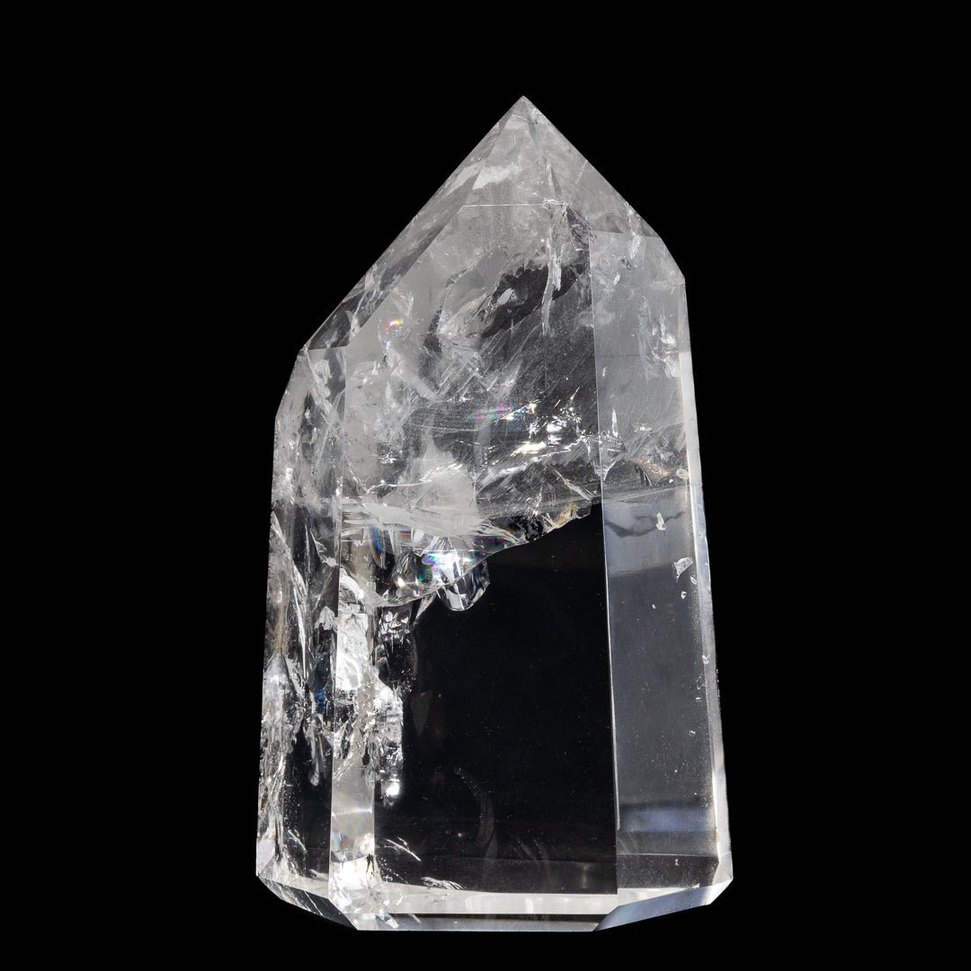 Quartz 7 inch 3.53lb Polished Crystal Point - Brazil - LLH-008 - Crystalarium