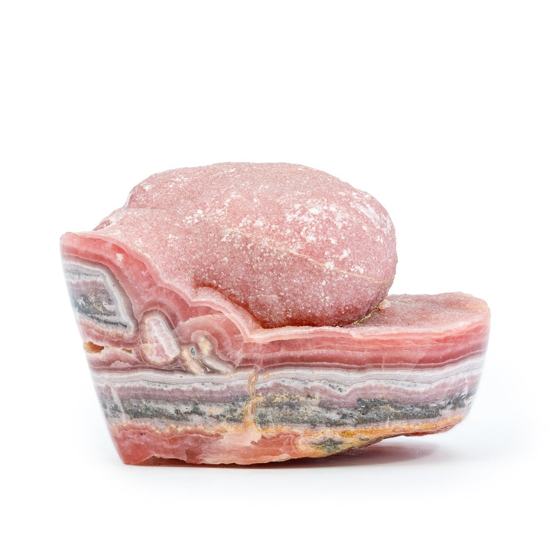 Rhodochrosite 2.14 Inch 445 Gram Polished Freeform Crystal - Argentina - FFH-364A - Crystalarium