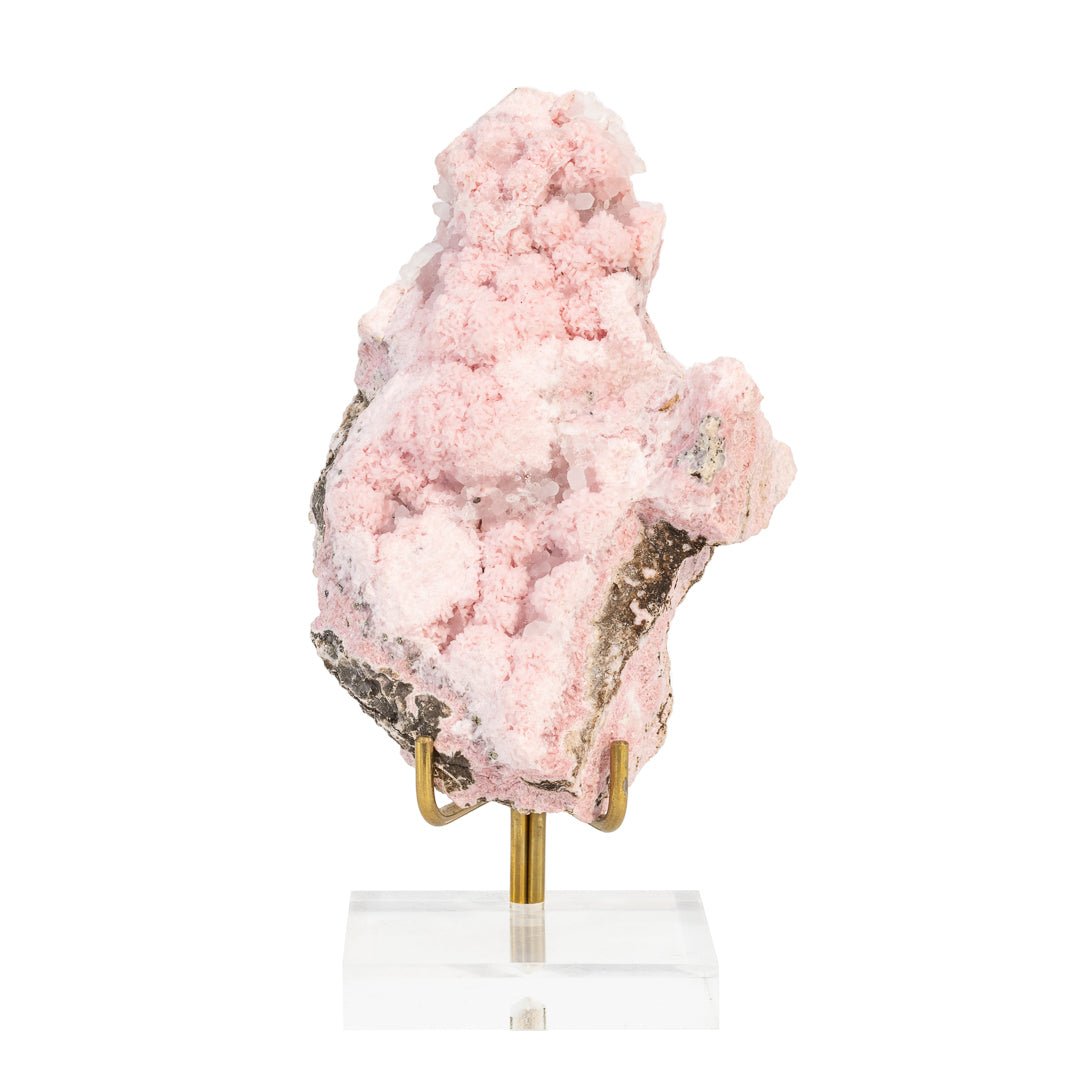 Rhodochrosite 5.2 Inch 1.2lb Natural Botryoidal Crystal - Peru - JJX-512 - Crystalarium