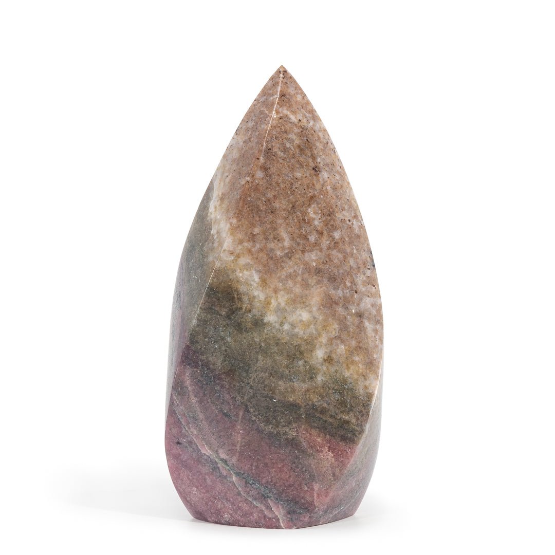 Rhodonite 6.25 Inch 2.17lb Polished Free Form Crystal - Brazil - JJH-197 - Crystalarium