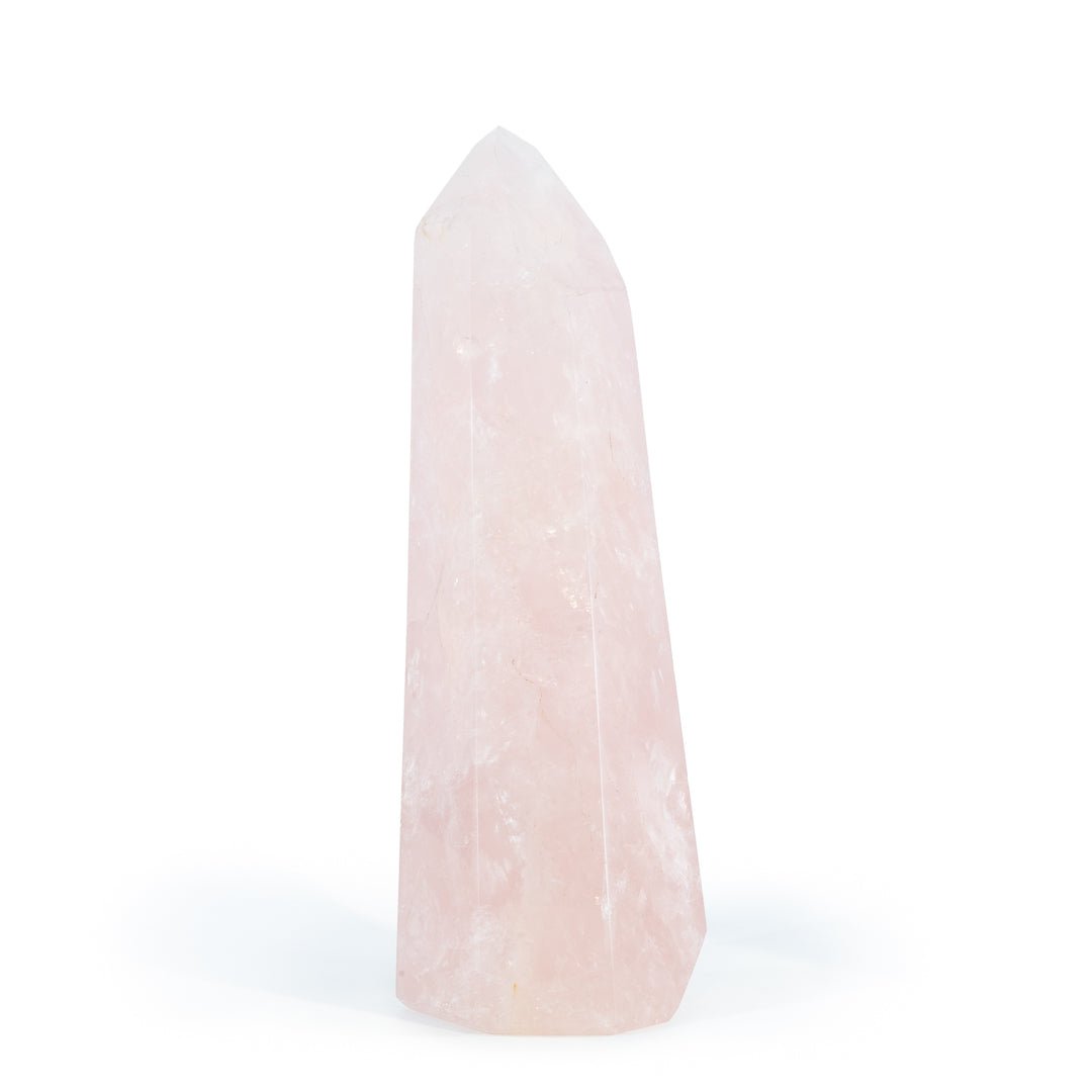 Rose Quartz 9.1 Inch 3.86lb Polished Crystal Tower - Madagascar - HHH-168 - Crystalarium