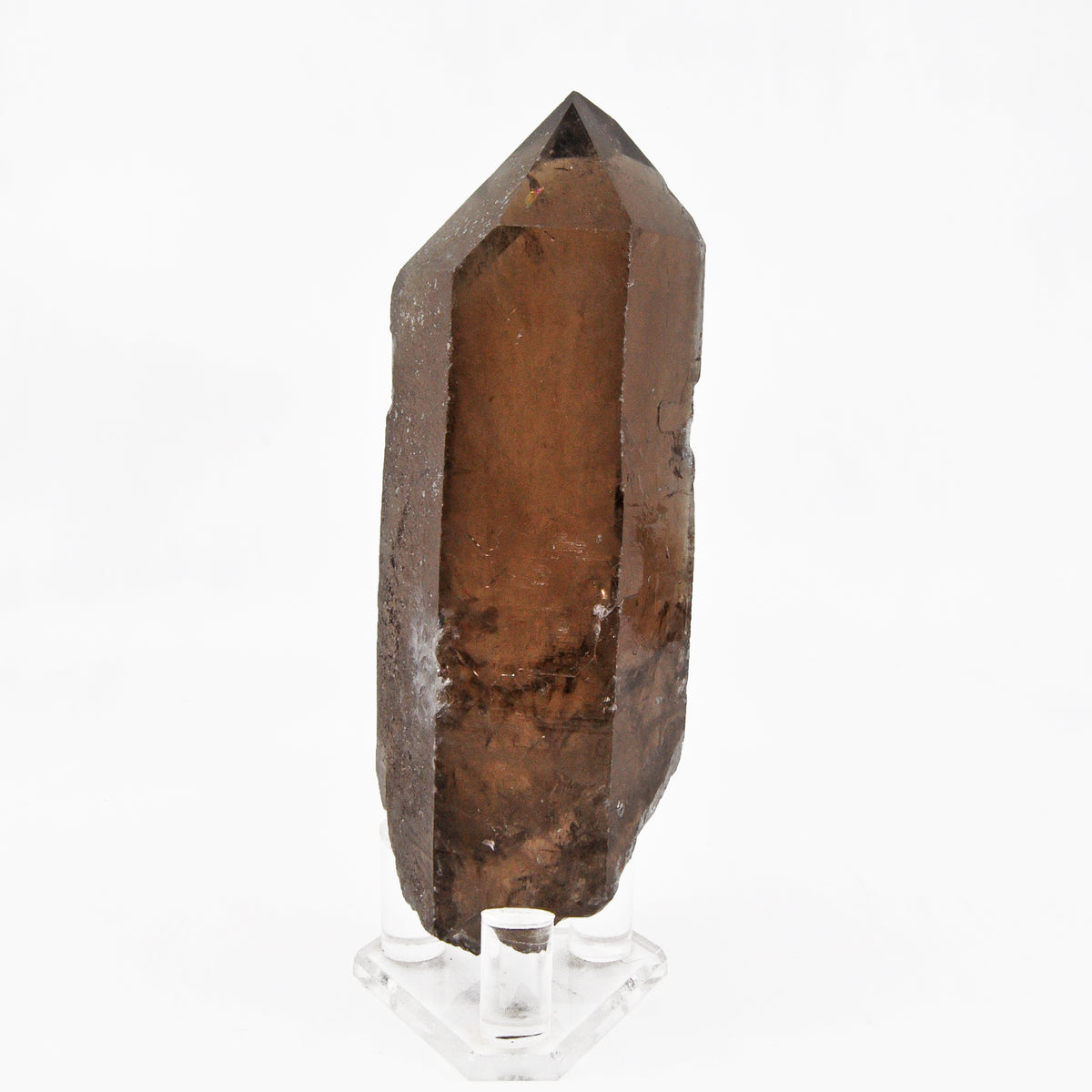 Smoky Quartz 7.8 inch 3 lb Natural Crystal Point - Brazil