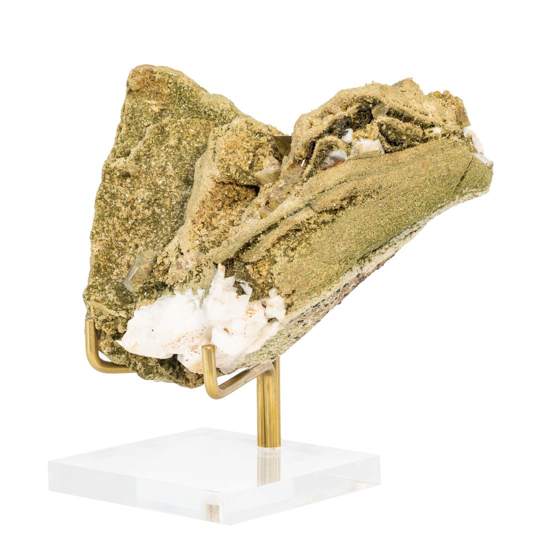 Sphene 6.2 Inch 3.21lb Natural Crystal on Matrix - Minas Gerais, Brazil - KKX-052 - Crystalarium