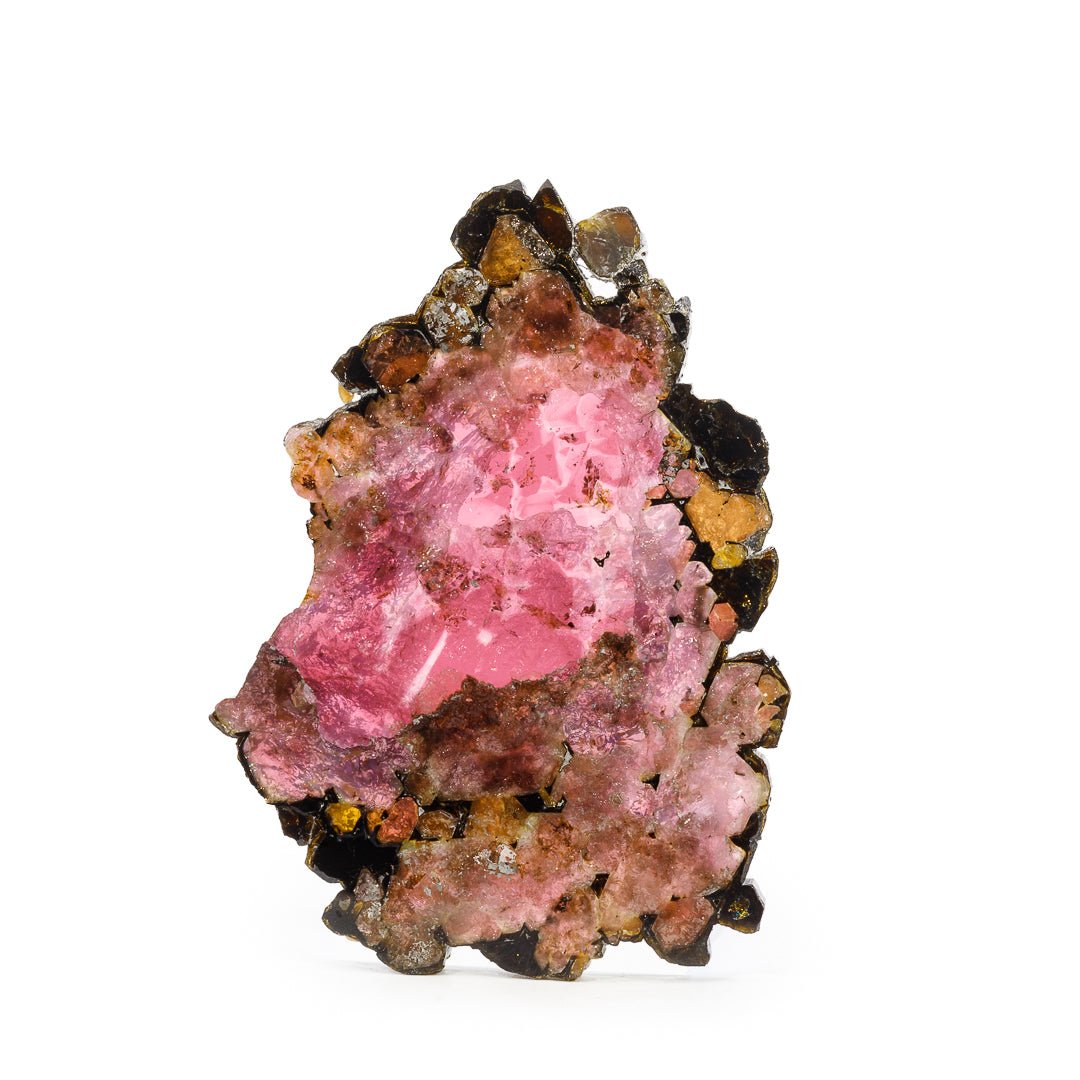 Watermelon Tourmaline 3.22 Inch 51.9 Gram Polished Slice - Brazil - FFX-404 - Crystalarium