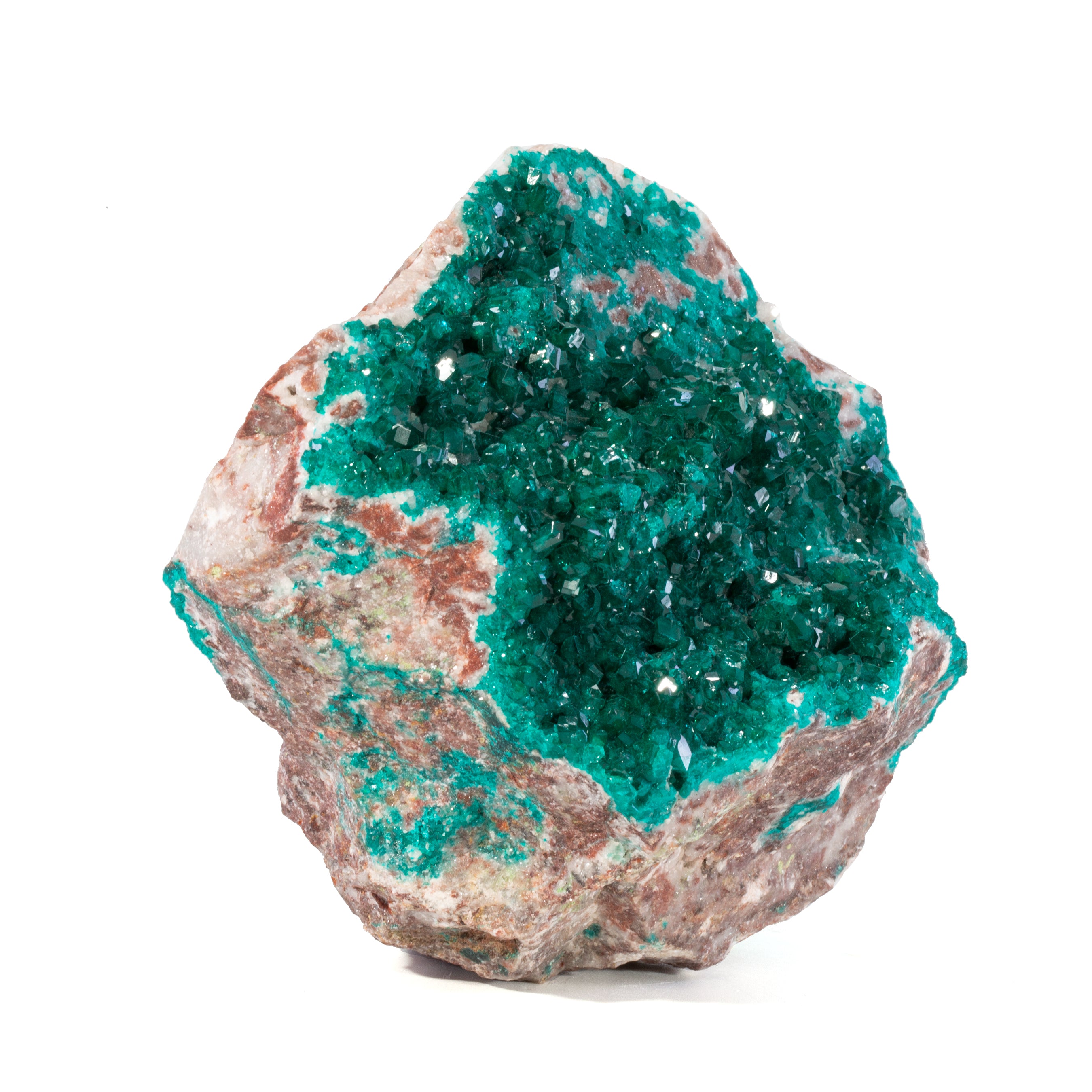 Dioptase 5.1 inch 2.11lb Natural gem Crystal Specimen - Tsumeb - XX-365 - Crystalarium