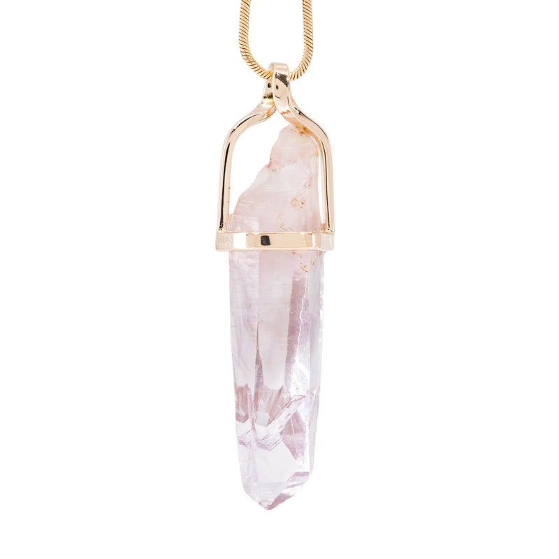Veracruz Amethyst 22.87 Carat 14k Handcrafted Natural Crystal Pendant