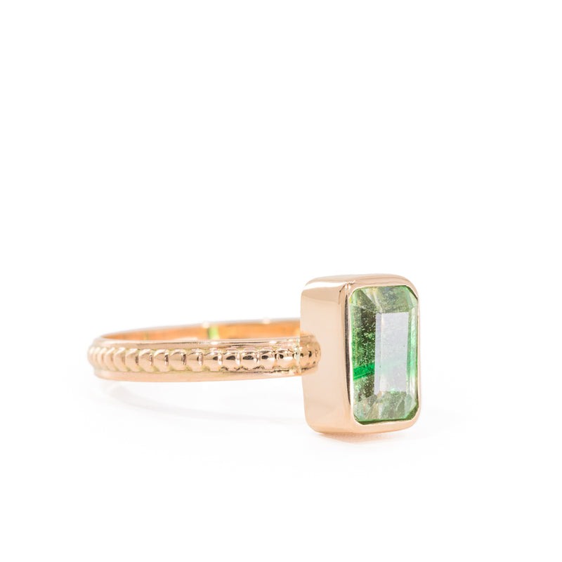 Tsavorite Garnet 1.82 Carat 14k Handcrafted Gemstone Ring